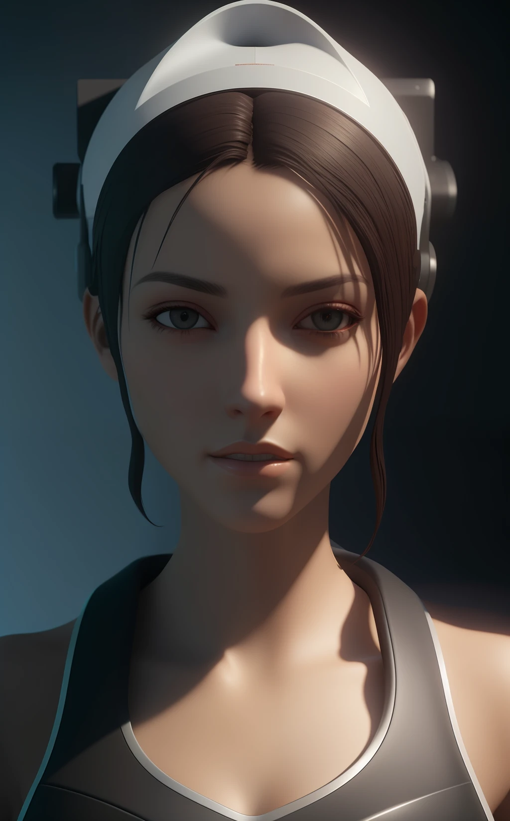 ((Best quality)), ((masterpiece)), (detailed:1.4), 3D, an image of a beautiful cyberpunk female,HDR (High Dynamic Range),Ray Tracing,NVIDIA RTX,Super-Resolution,Unreal 5,Subsurface scattering,PBR Texturing,Post-processing,Anisotropic Filtering,Depth-of-field,Maximum clarity and sharpness,Multi-layered textures,Albedo and Specular maps,Surface shading,Accurate simulation of light-material interaction,Perfect proportions,Octane Render,Two-tone lighting,Wide aperture,Low ISO,White balance,Rule of thirds,8K RAW,