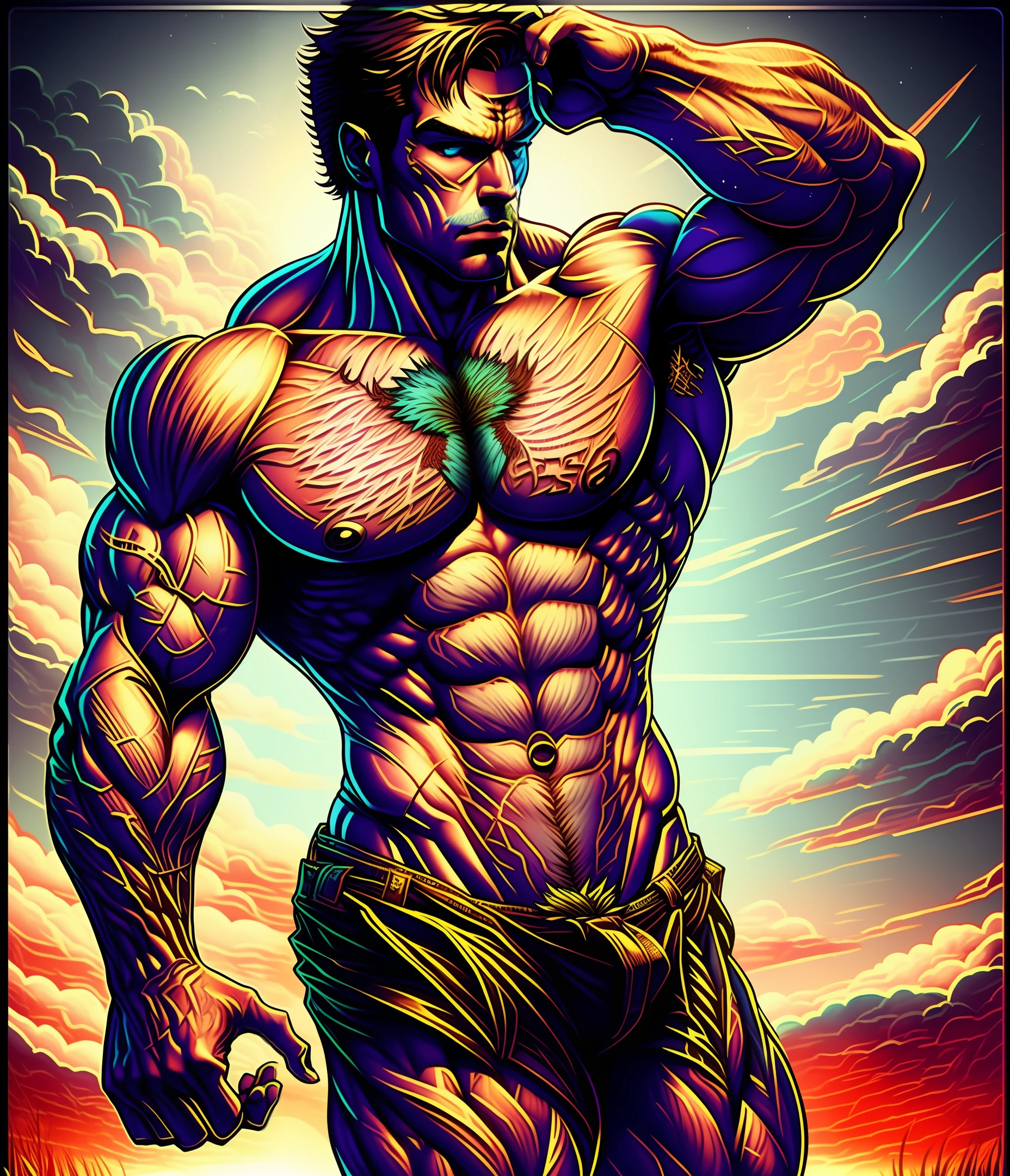 muscle men,cool guy,Abs,fullnude