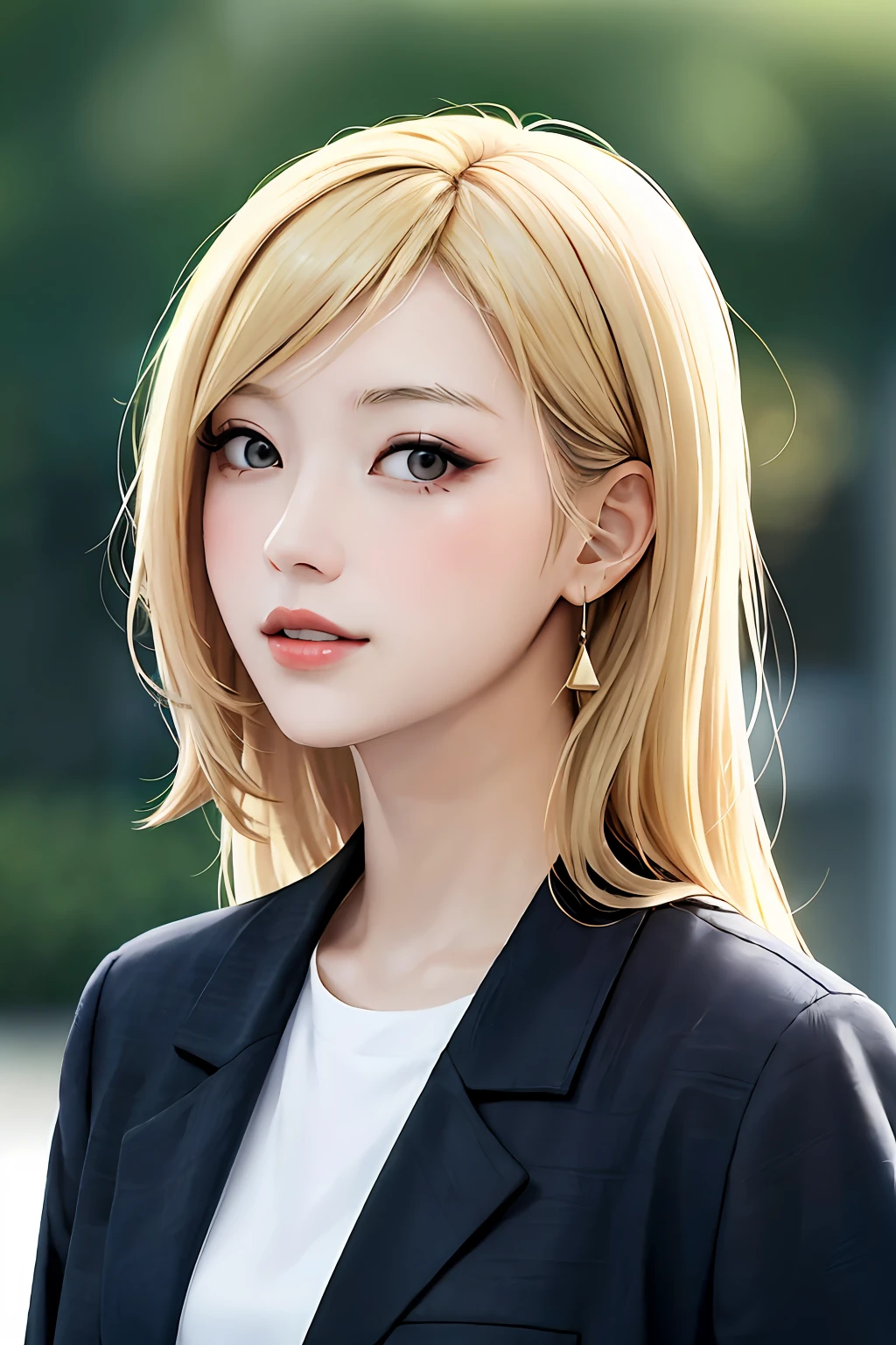 Blonde girl,nakeness