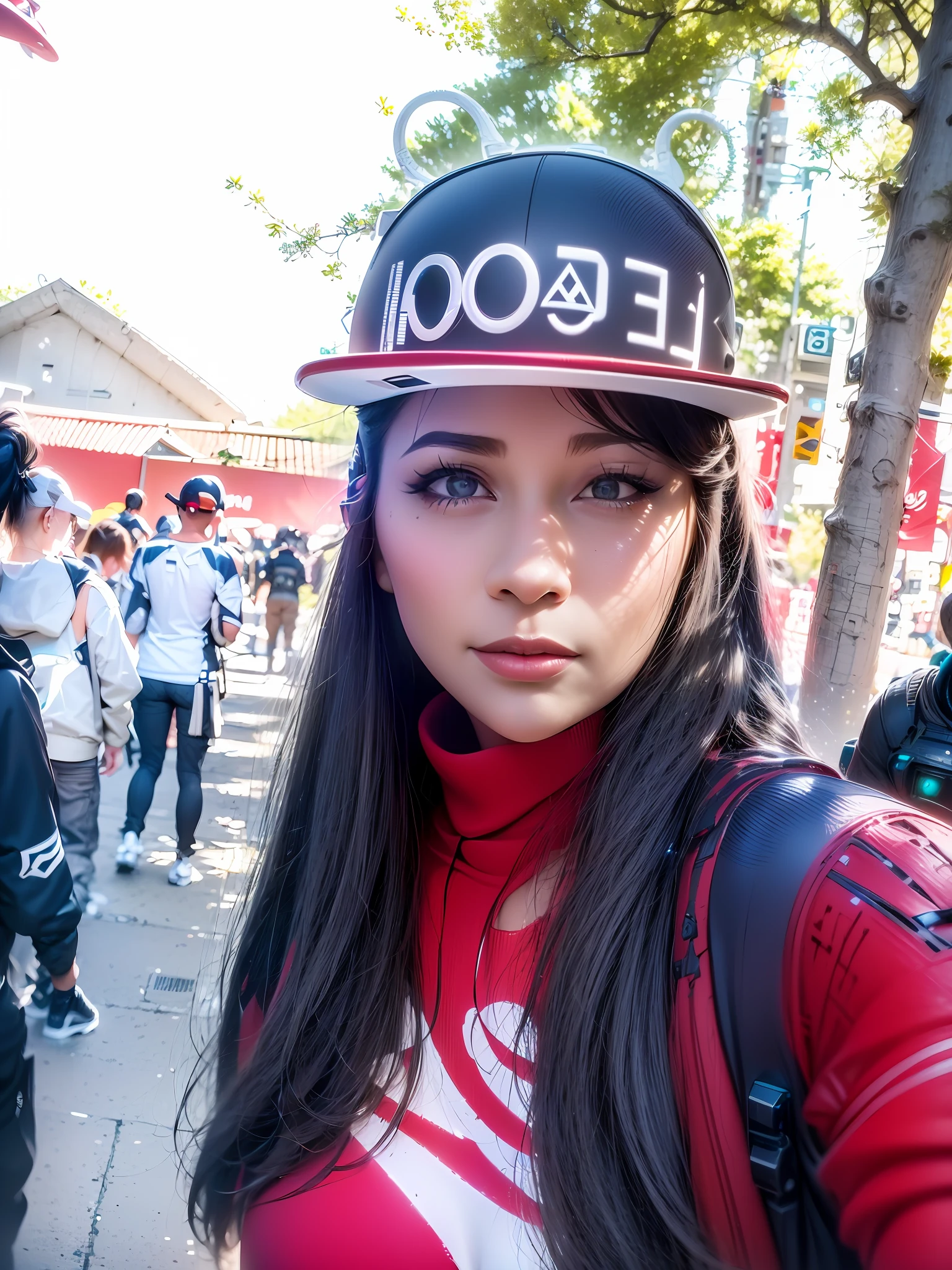 Sci-Fi highlights character details,detail in face,Overall sci-fi style