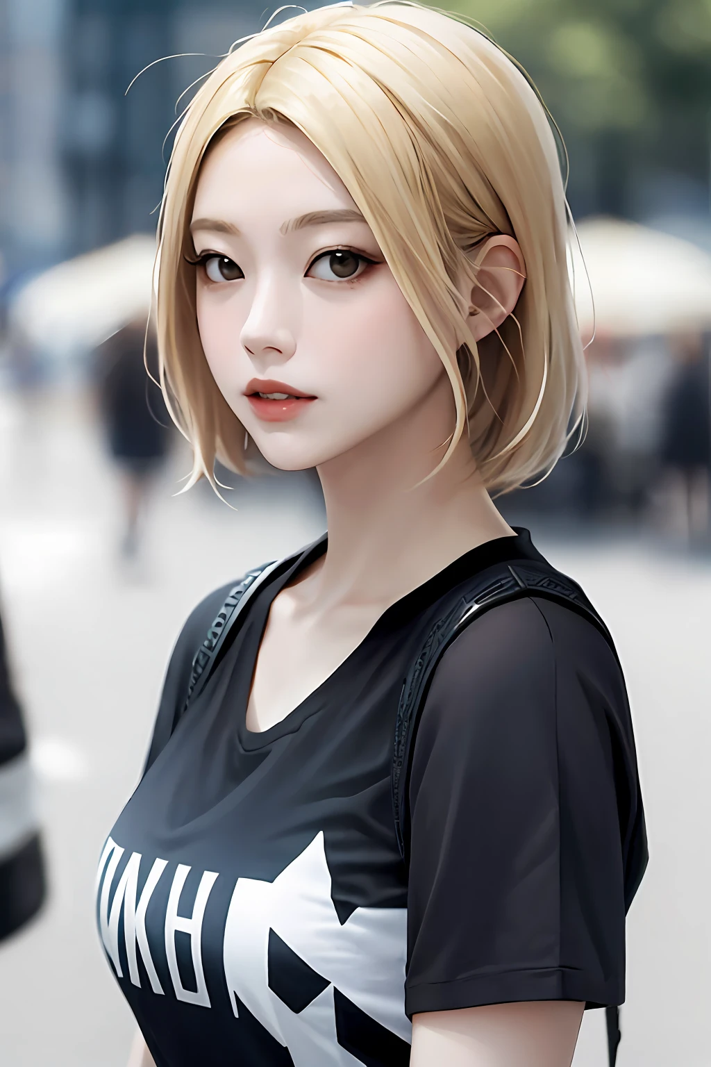 Blonde girl,nakeness