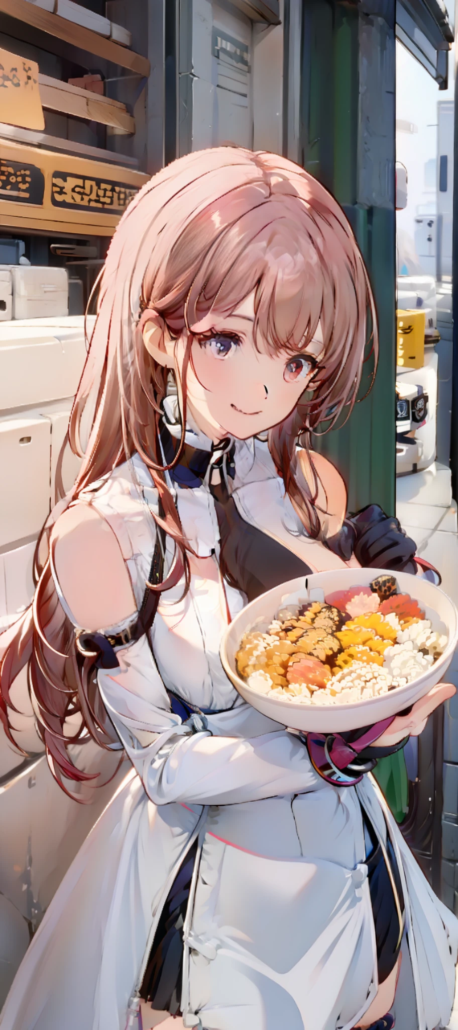 ulzang-6500-v1.1,(RAW photogr:1.2),((realisticlying:1.4)),best qualtiy,tmasterpiece,illustratio,Extremely Delicately Beautiful,The is very detailed,CG,Solidarity,8k wallpaper,astounding,finedetail,offcial art,Very detailed CG unity 8K wallpaper,absurderes,Incredibly Ridiculous res,hugefilesize,ultra - detailed,A high resolution,Beautiful Meticulous Girl,extremelydetailedeyesandface,beatiful detailed eyes,Light on the face,cinmatic lighting,((extremely pink tight suit clothing)),1girll,full bodyesbian,full body shot shot,looking at viewert,((light pink colored hair)),red eyes,((blissful)),Best detail background,((roleplaying)),(ssmile),