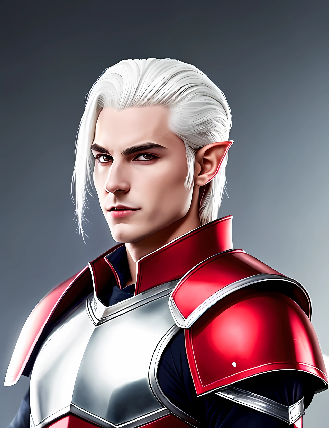 Vampire white-skinned male modern fangs