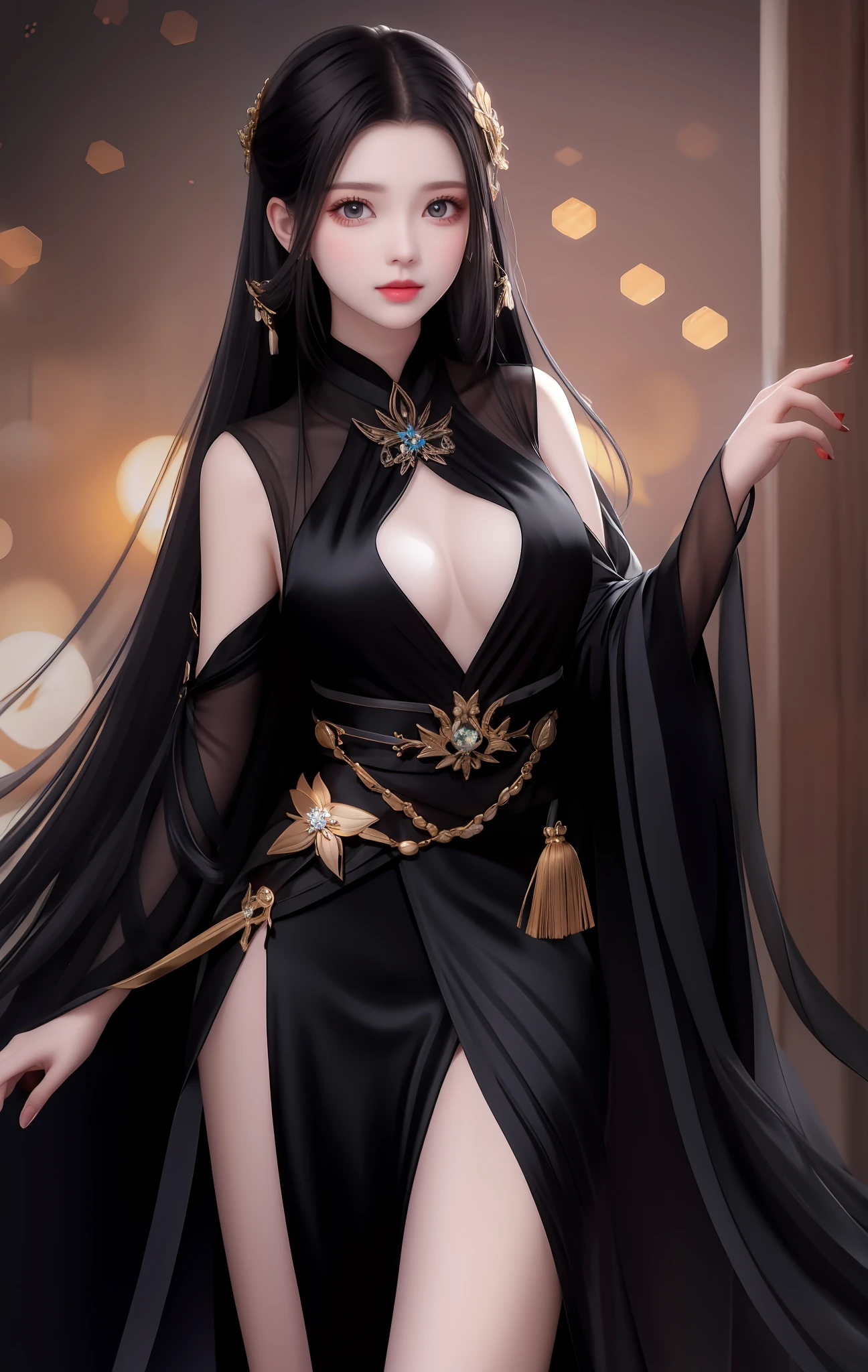 Black silk beauty