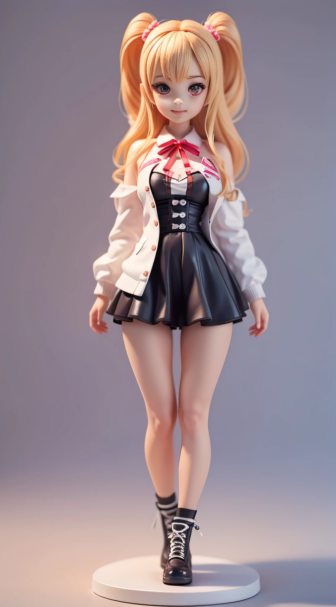 Super cute girl full body 3D drawing