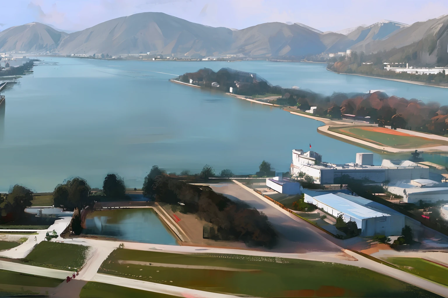 Biden stands by the West Lake