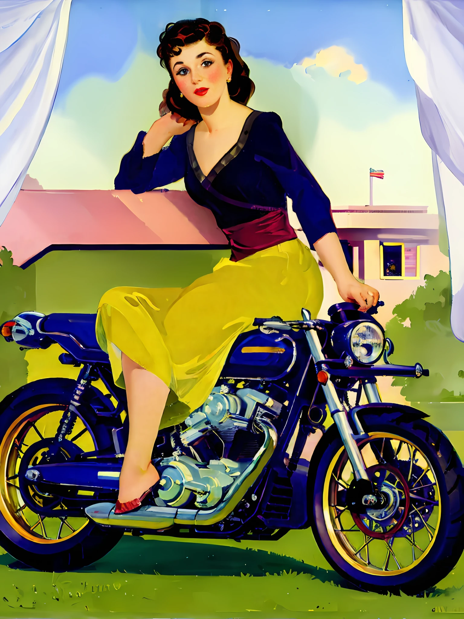 correct hands, correct motorcycle
