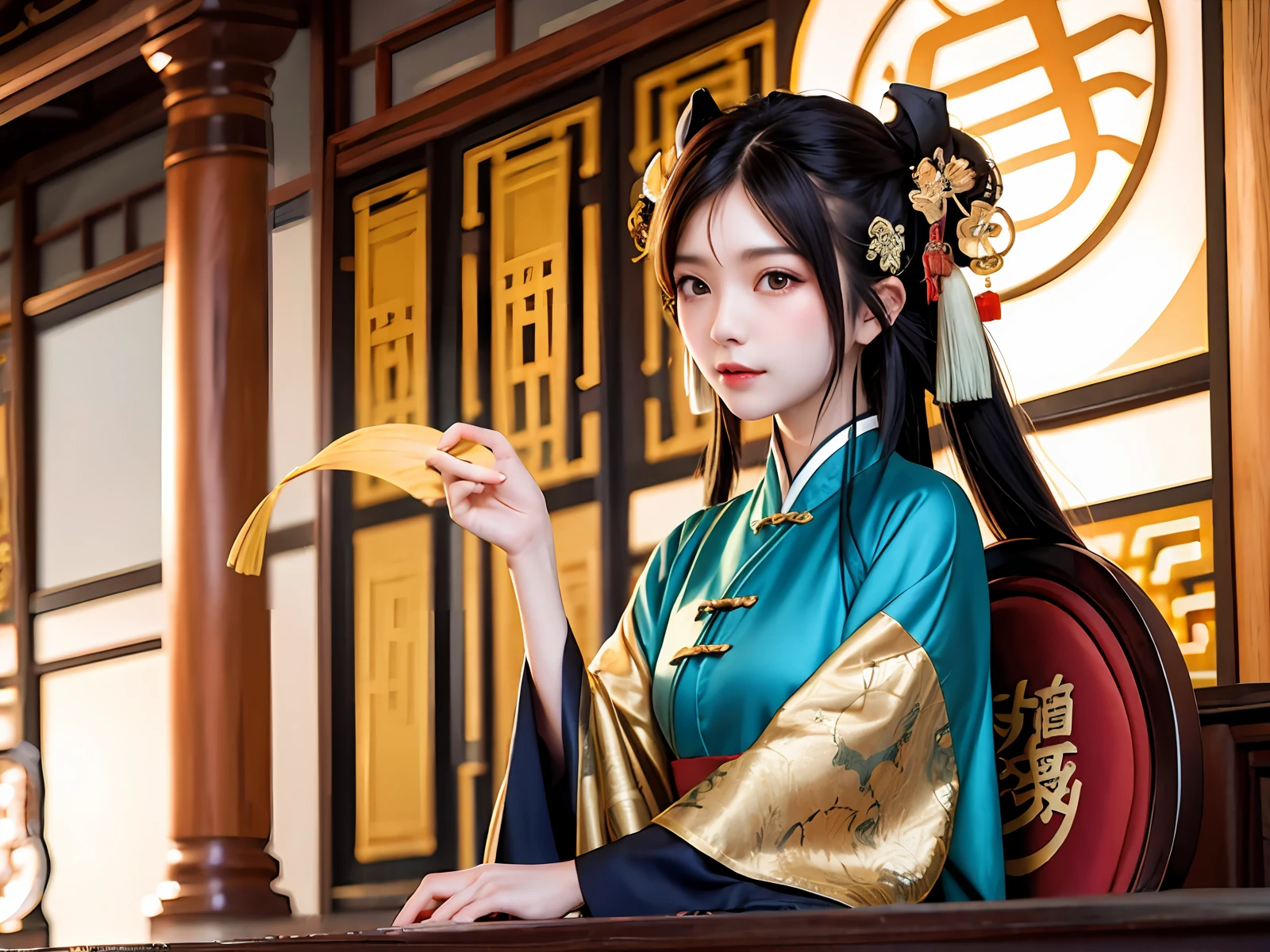 Chinese girl,horse tailed,Beth
