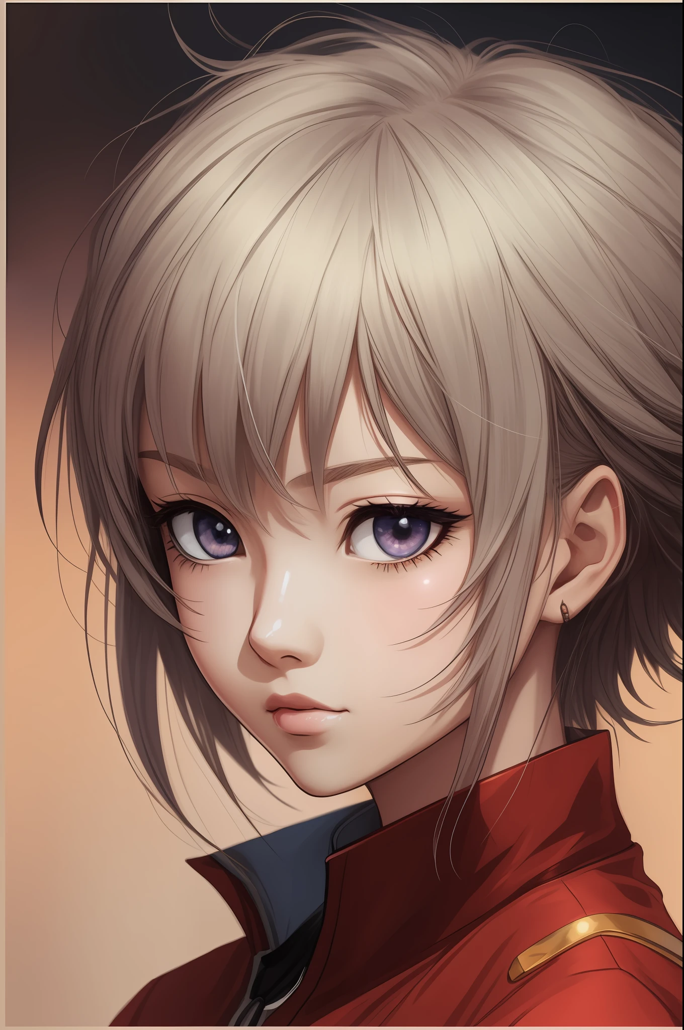 head portrait,individuality,Niche,cruel,Simple and fresh,Cartoon anime