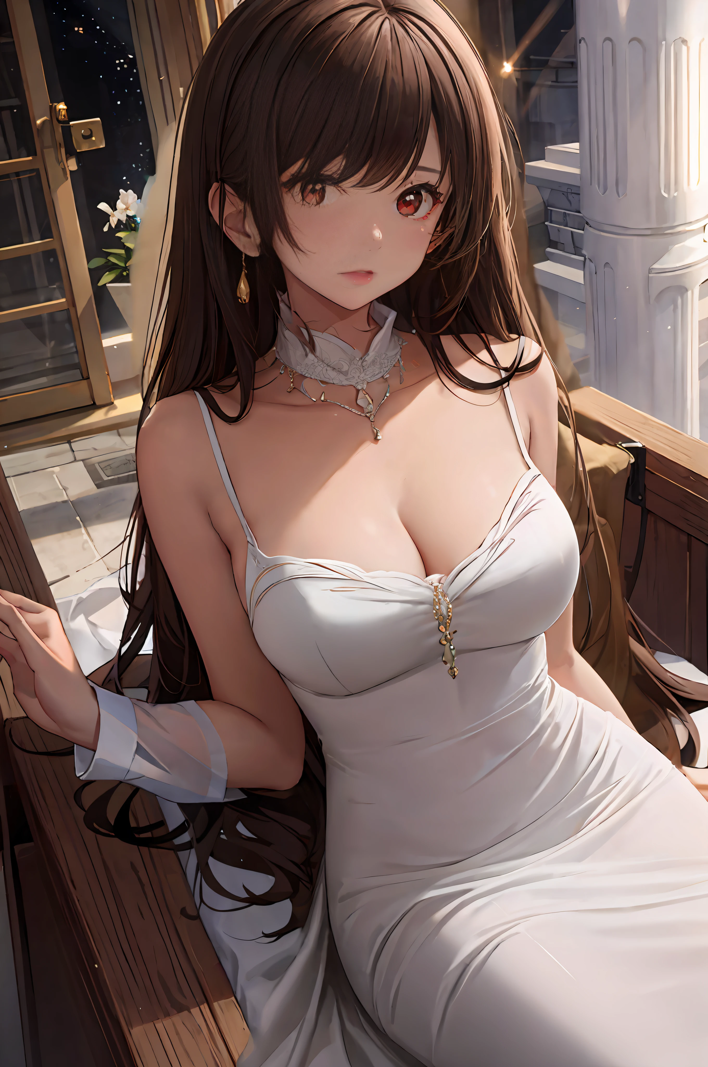 Smooth white cheeks，Red pupils，Sleek chin