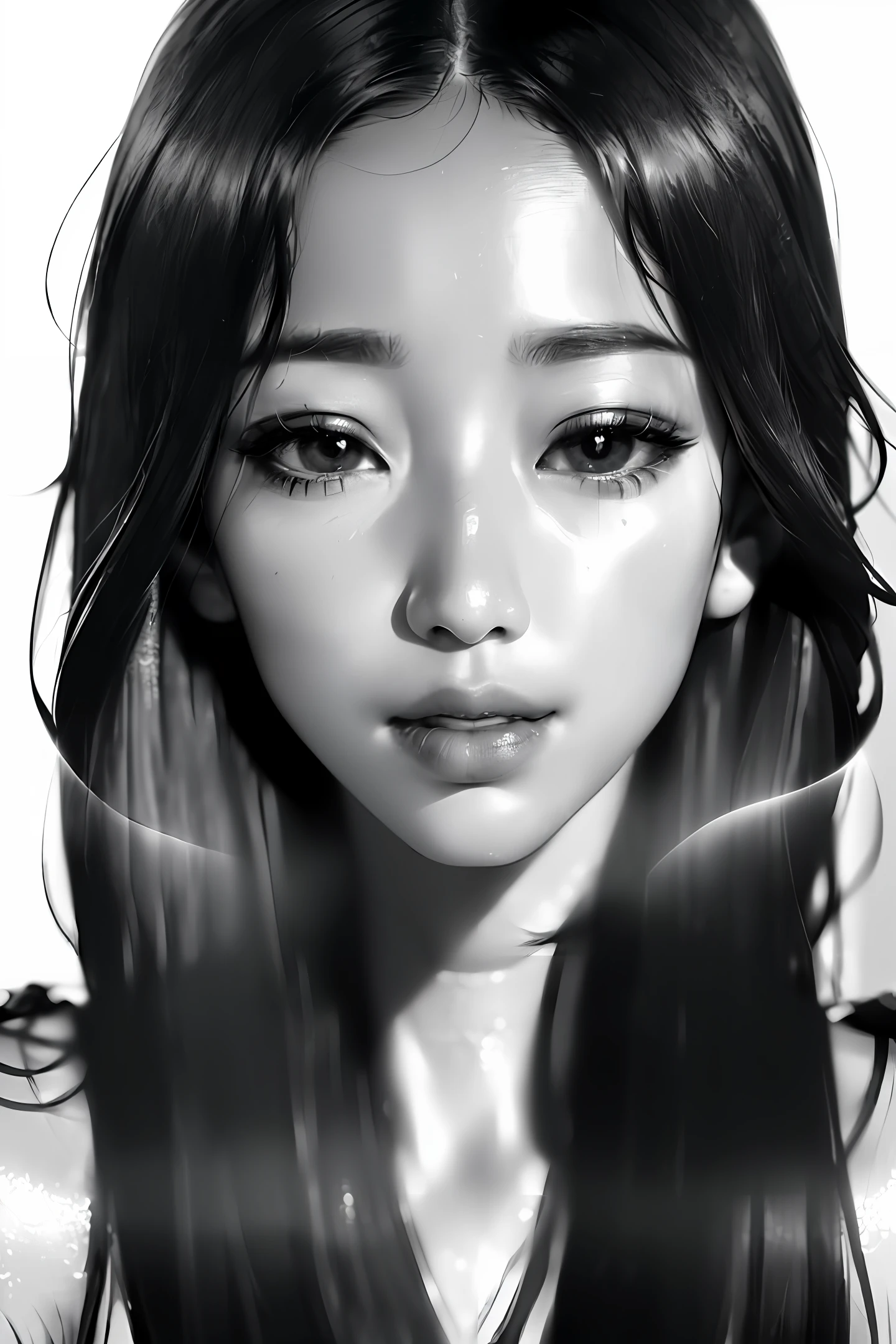 (8k, RAW photo, photorealistic:1.25) ,( Gloss on lips, eyeslashes, gloss face, Glossy glossy skin, best qualtiy, 超高分辨率, depth of fields, color difference, Caustics, Wide light, naturalshadow, Kpop idol) Watch the audience with serenity and goddess-like happiness,nakeness