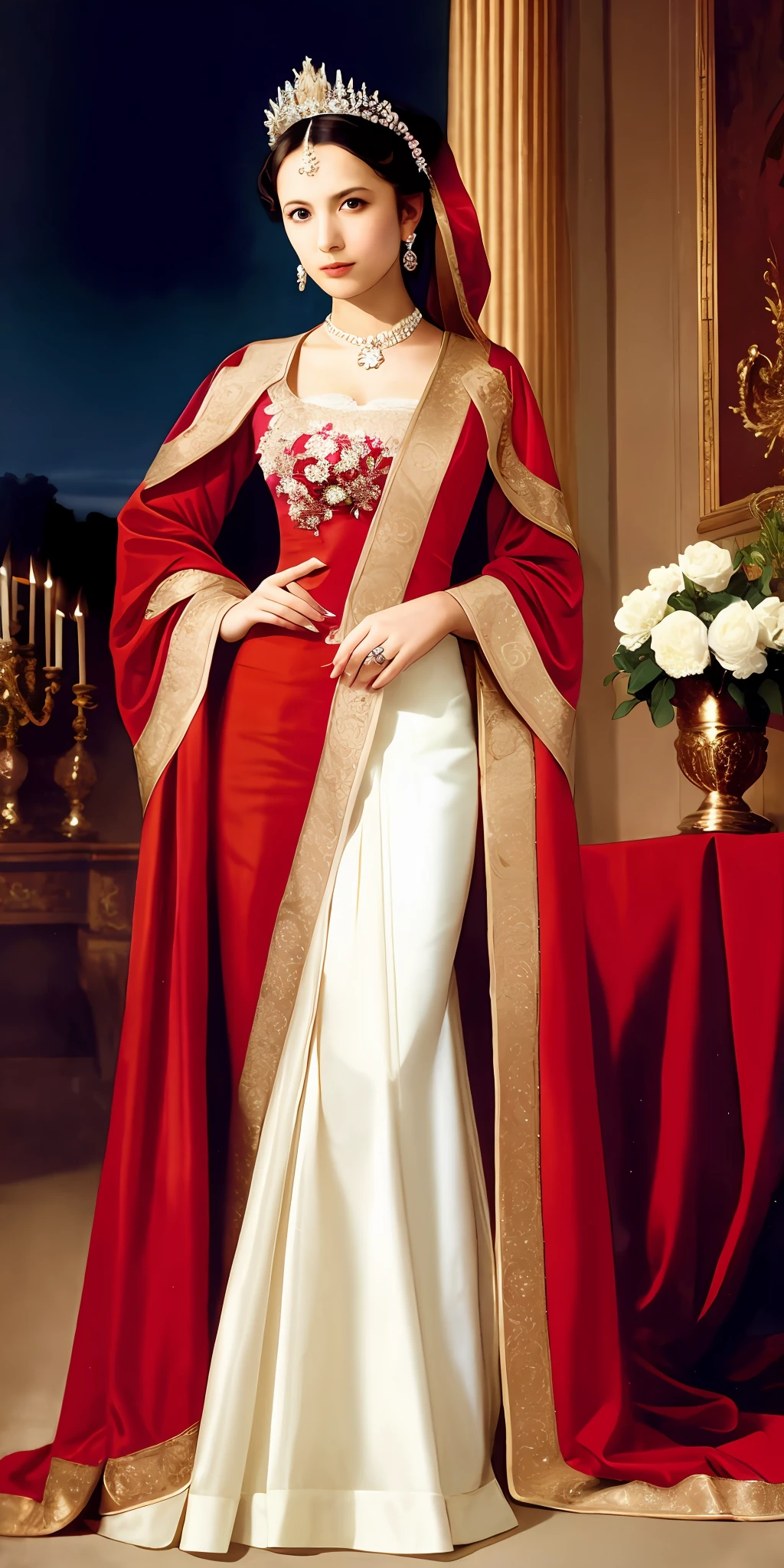 A noble and elegant national style beauty