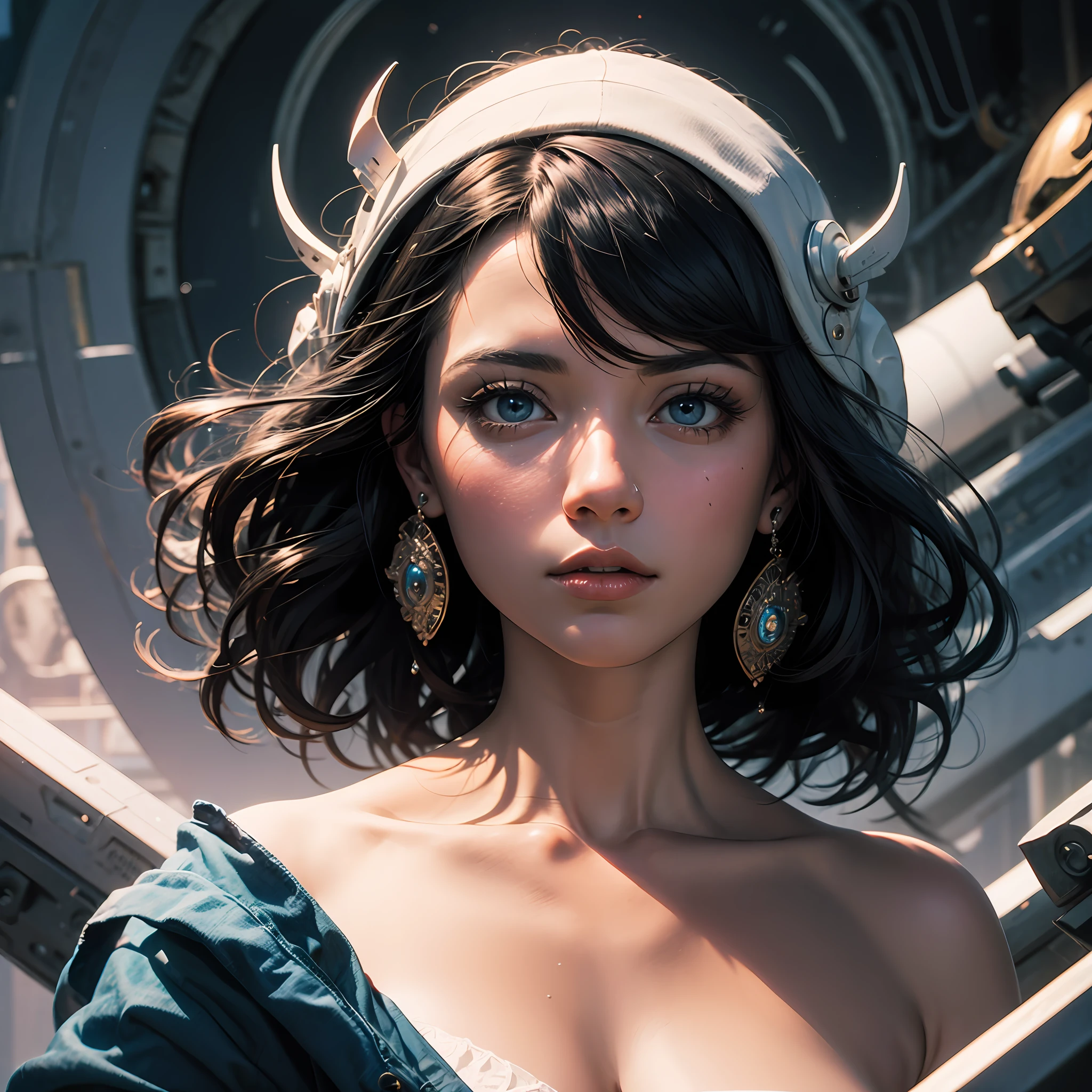 black hair, Surrealism, 8k, super detail --auto
