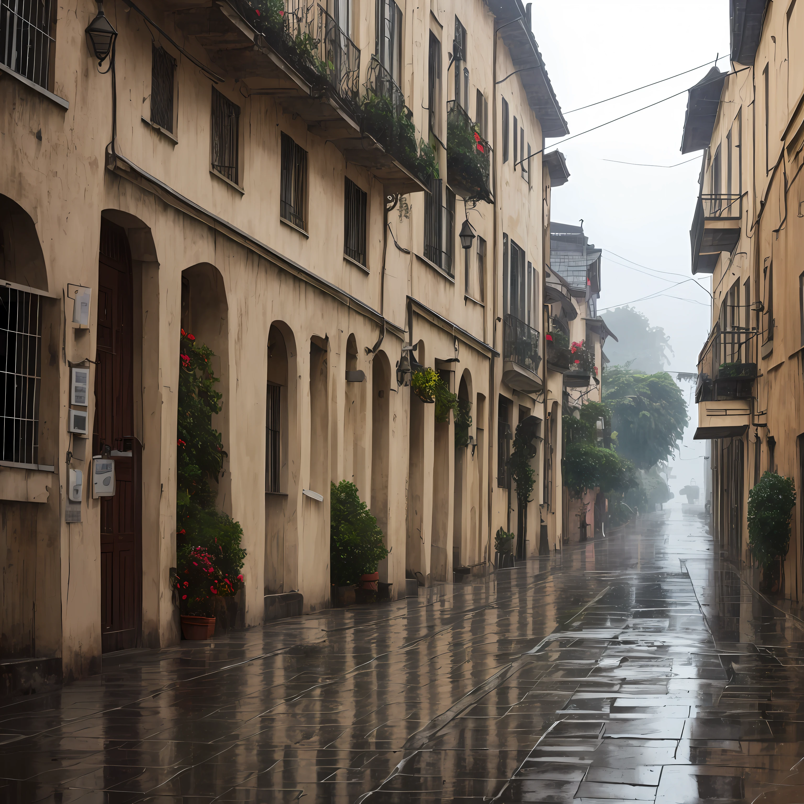 school ground，rainy days，shoun，An umbrella --auto