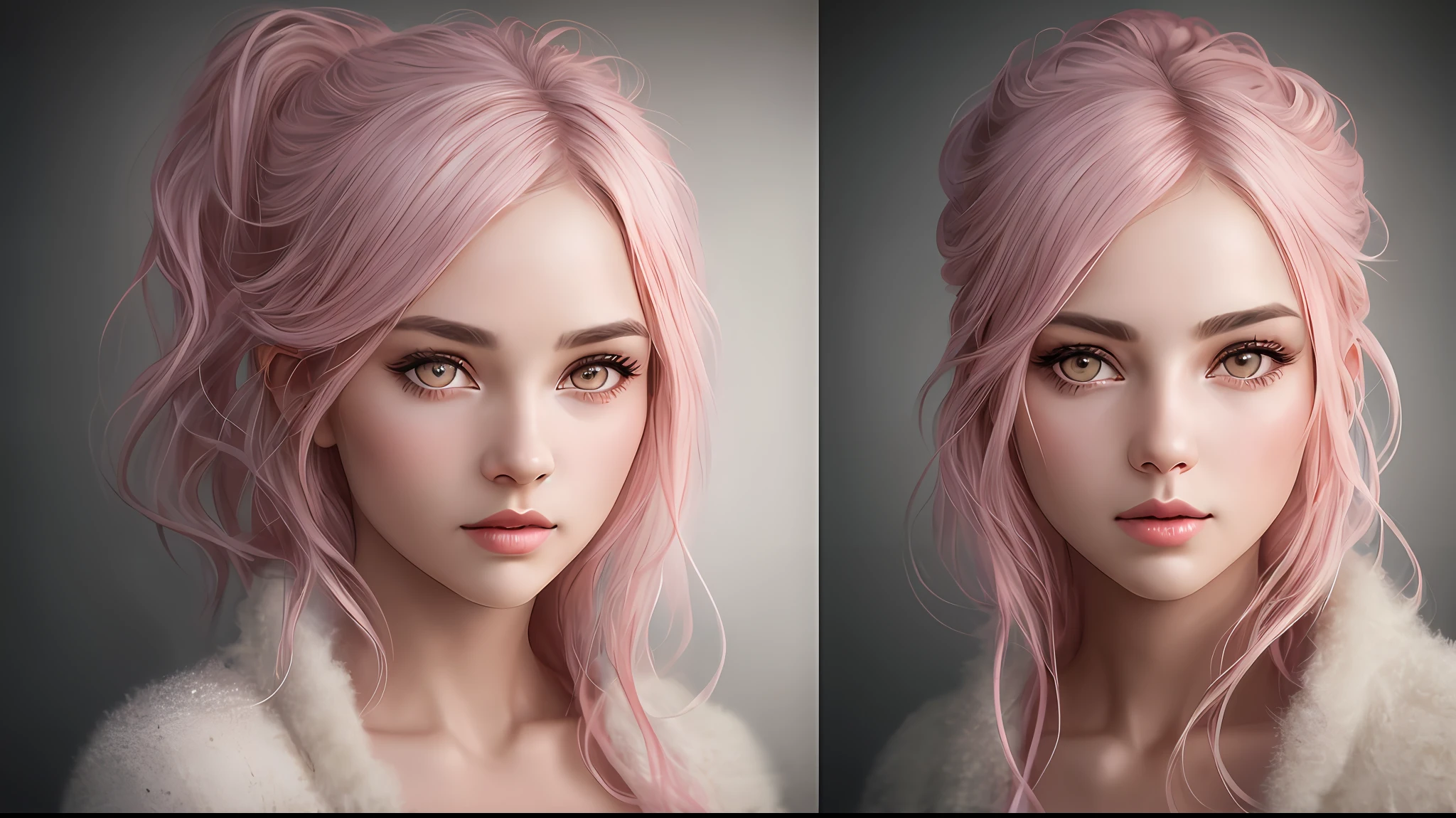 There's a woman with medium blonde hair posing for a photo, Foto retrato suave 8 k, menina bonito-fino-cara, retrato bonito-fino-face, Arte Digital 4K Realista, Arte Digital 4K Realista, Realistic, Amanda Seyfried Atriz, Megan Fox Atriz, imagem retrato bonita, bela foto realista, rosto bonito fotorrealista, (Altas: 1.2), (.RAW: 1.2), (Arte Fractal: 1.3), obra-primal1.4), (realista, Realista:1.37), High-frequency sharpening, (fotorrealista: 1.4), detalhes intrincados,illustration detailed, (extremamente detalhado CG), (photon maping, radiosidade, physics based rendering, automatic white balance) --auto