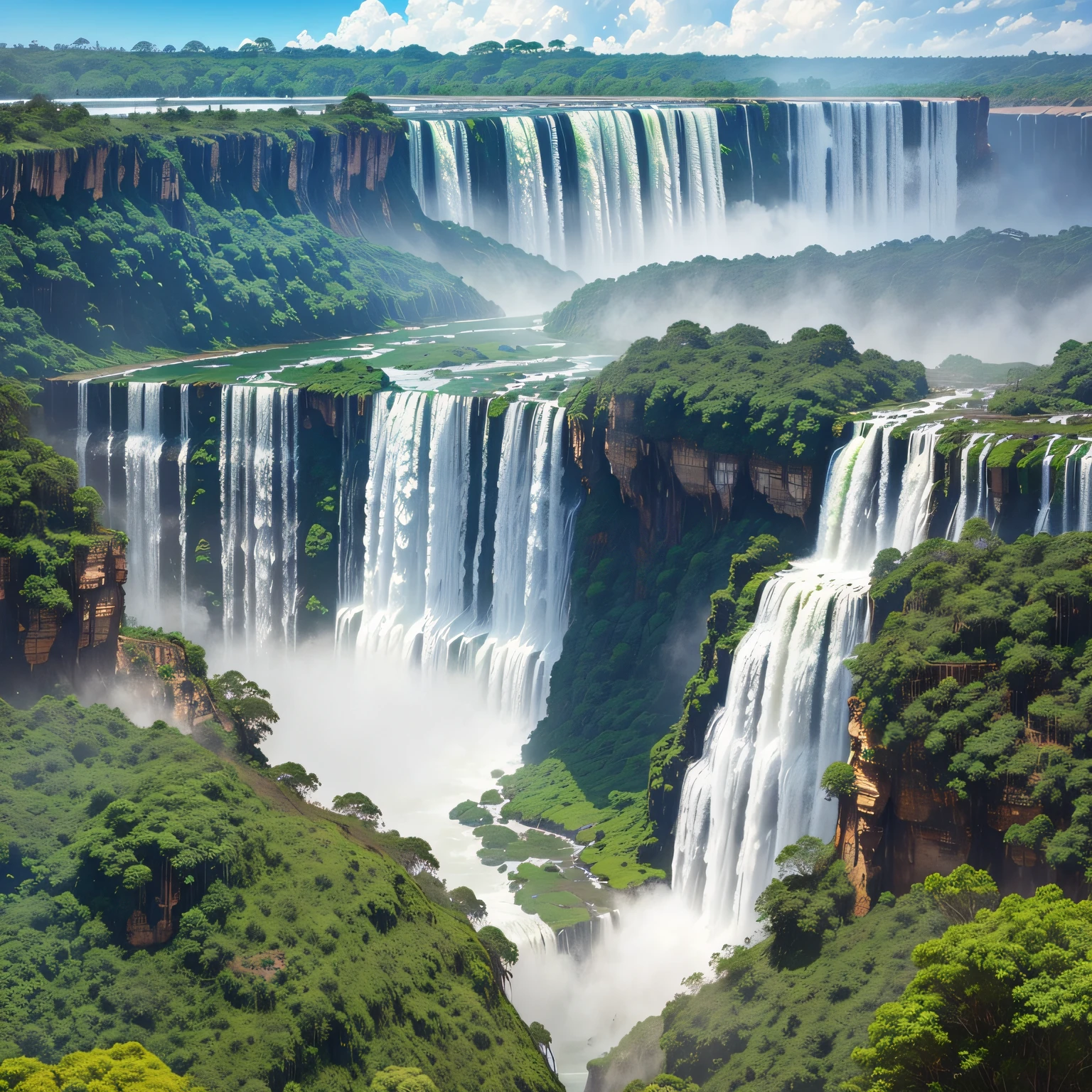 (Iguazu Falls:1.2), (Rio de Janeiro:1.1), (4k:1.1), (realistic:1.2), (day time:1.1), (clear skies:1.2), (bird view:1.3) --auto