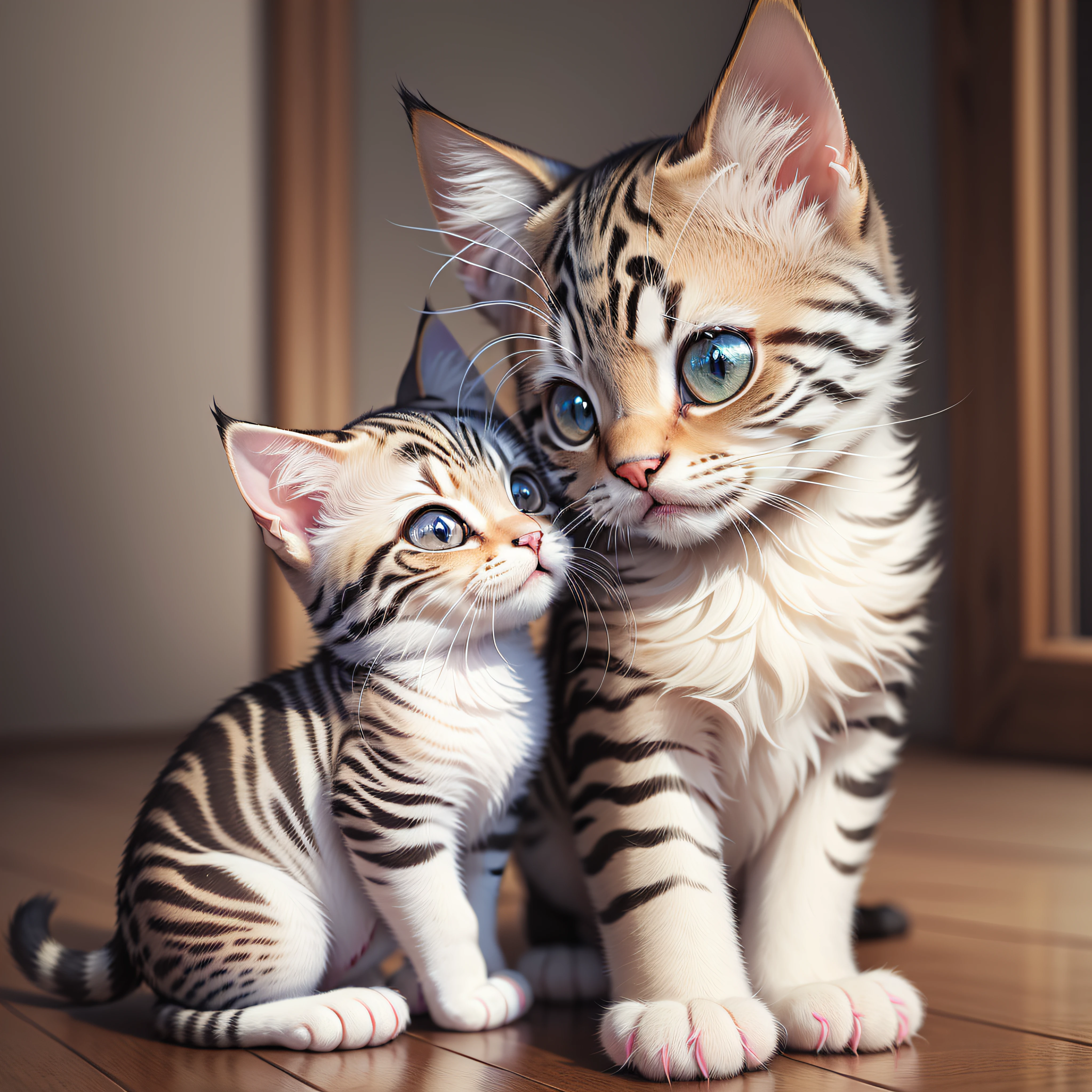 Introduction and presentation of the main character, Murzik, a small and adorable kitten without a mother.