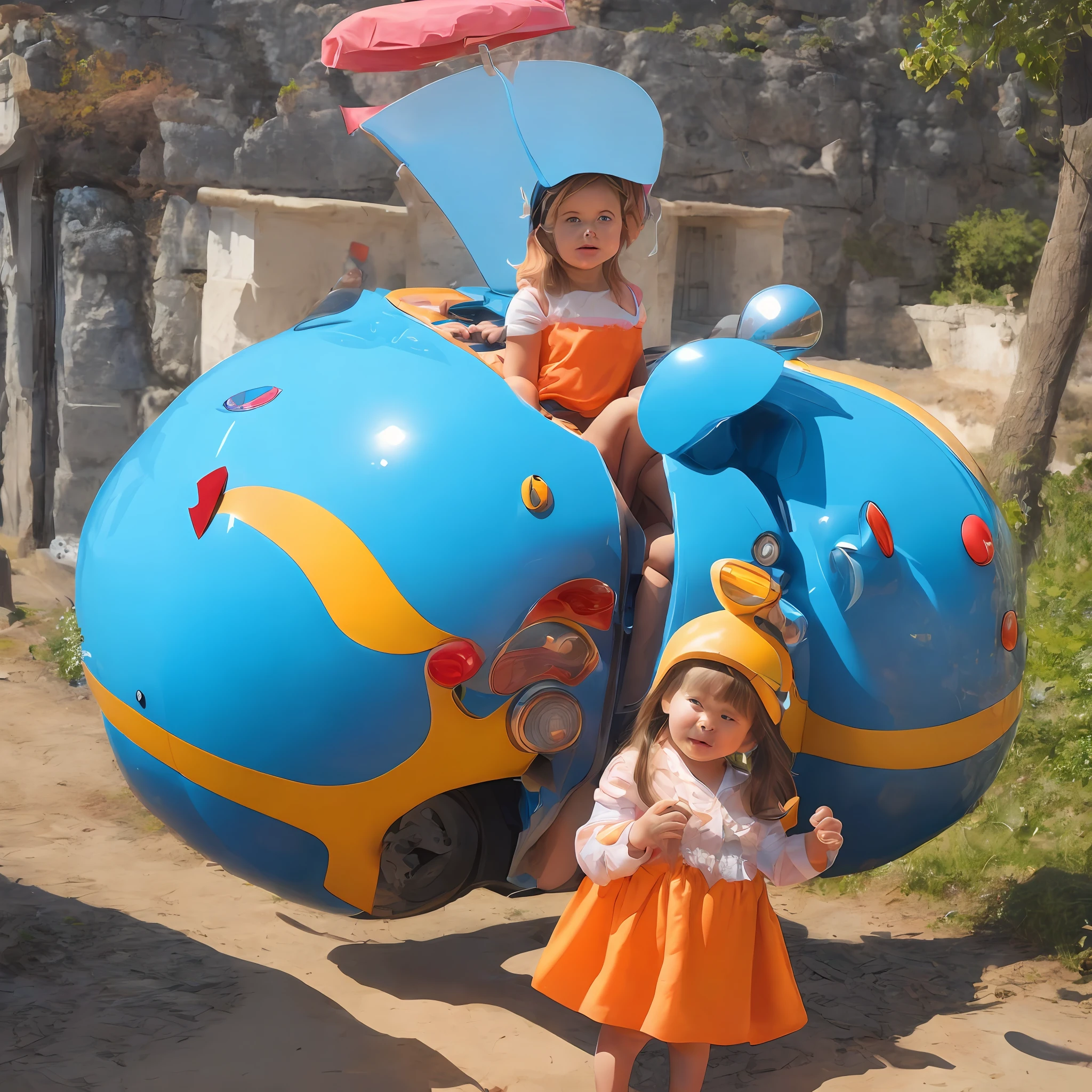 Childlike big breasts --auto