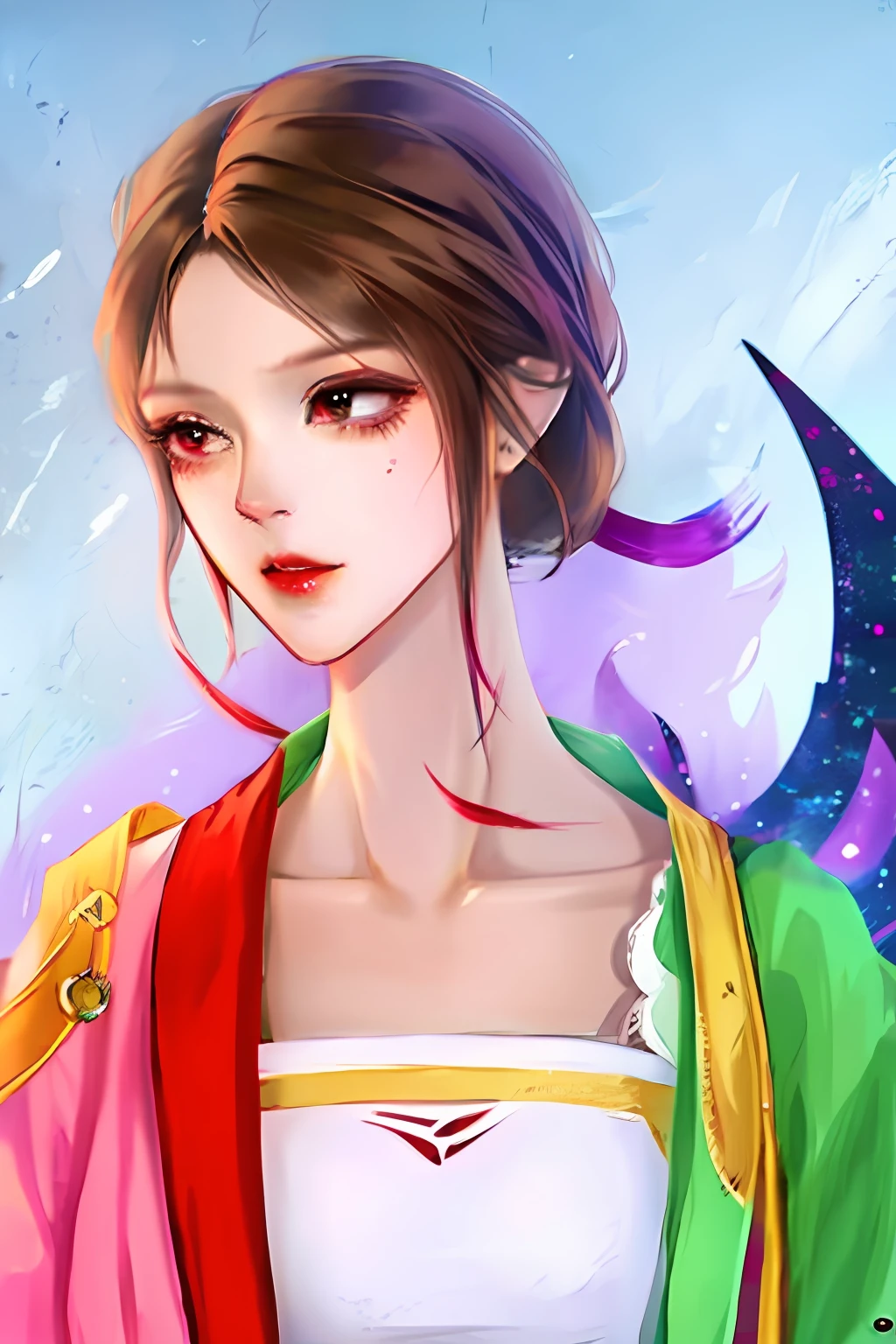 Real anime brunette dragon cute wind