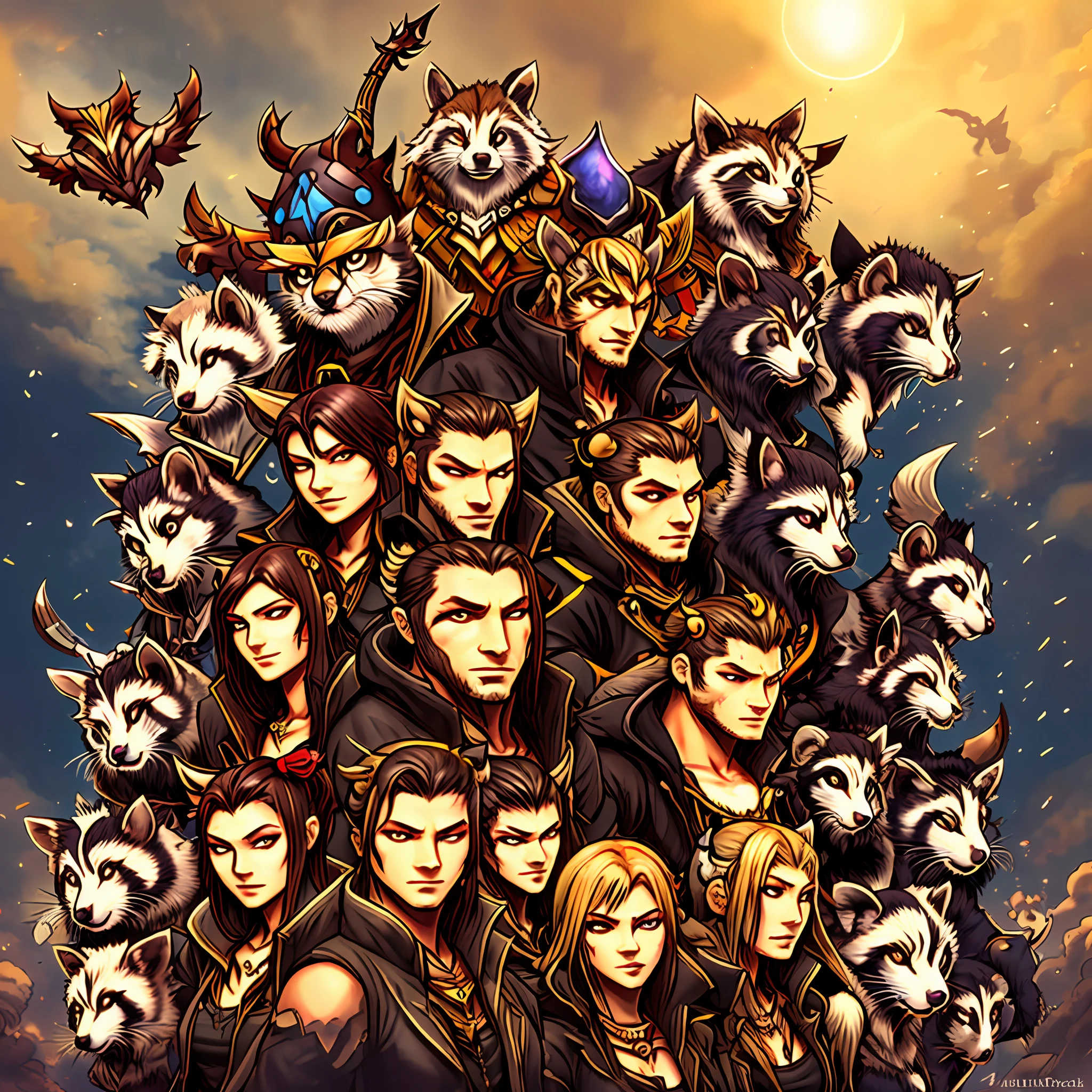 League of Legends Tanuki,komono, --auto