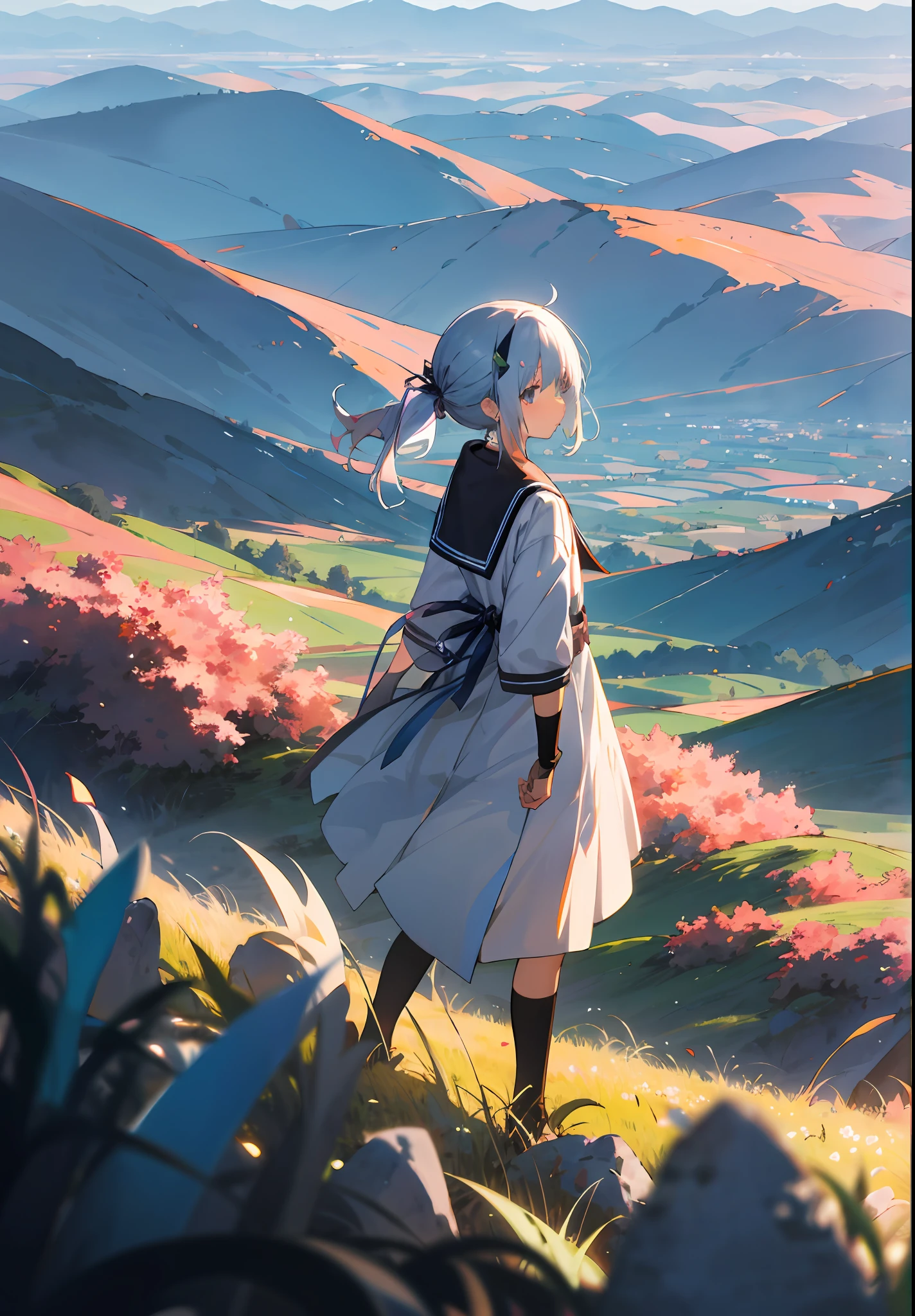 Anime Girl landscape