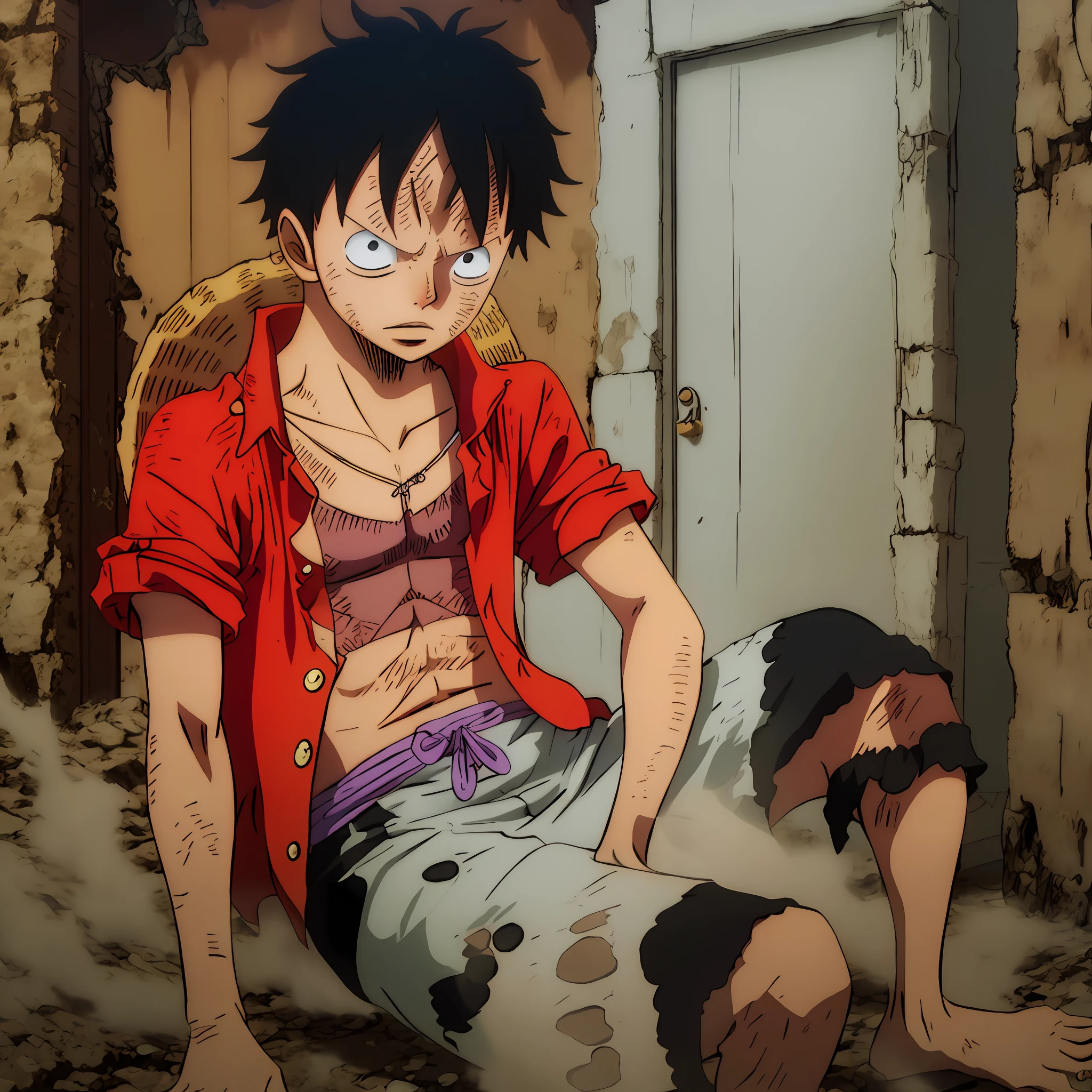 Luffy turns into a bear