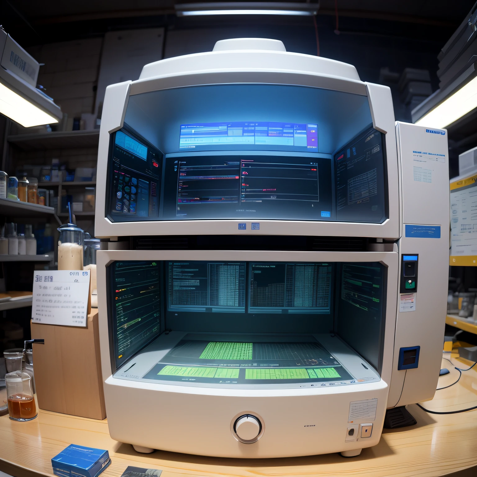 The most delicate biological laboratory,High-precision scene display,First single-cell samples,Analysis of deep learning algorithms,Sequencing machine sequencing,The experimental site is at a glance。 --auto