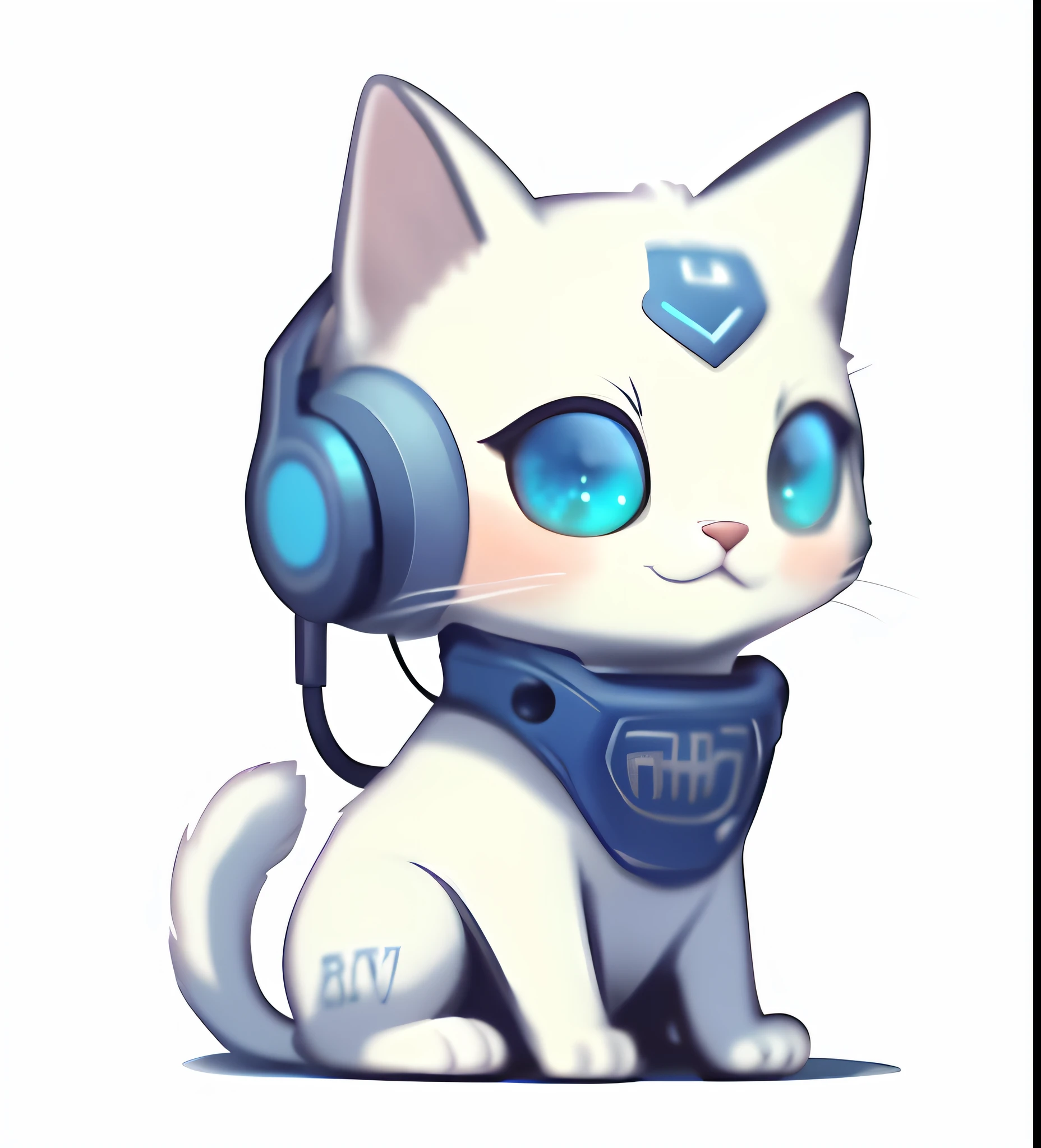 (best qualtiy:1.33),(tmasterpiece:1.42),(Realiy:1.24),(the detail:1.15),k hd,Cute white cat,largeeyes,pixar-style,Beautiful 3ds Max rendering,Volumetriclighting,globalillumination,Ray traching,Detailed surrealism,comic strip,Cute cartoon white cat with headphones --auto