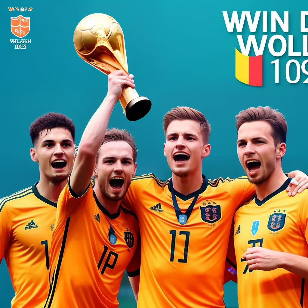 Dutch football team,Win the World Cup,celebrating,Orange vibe