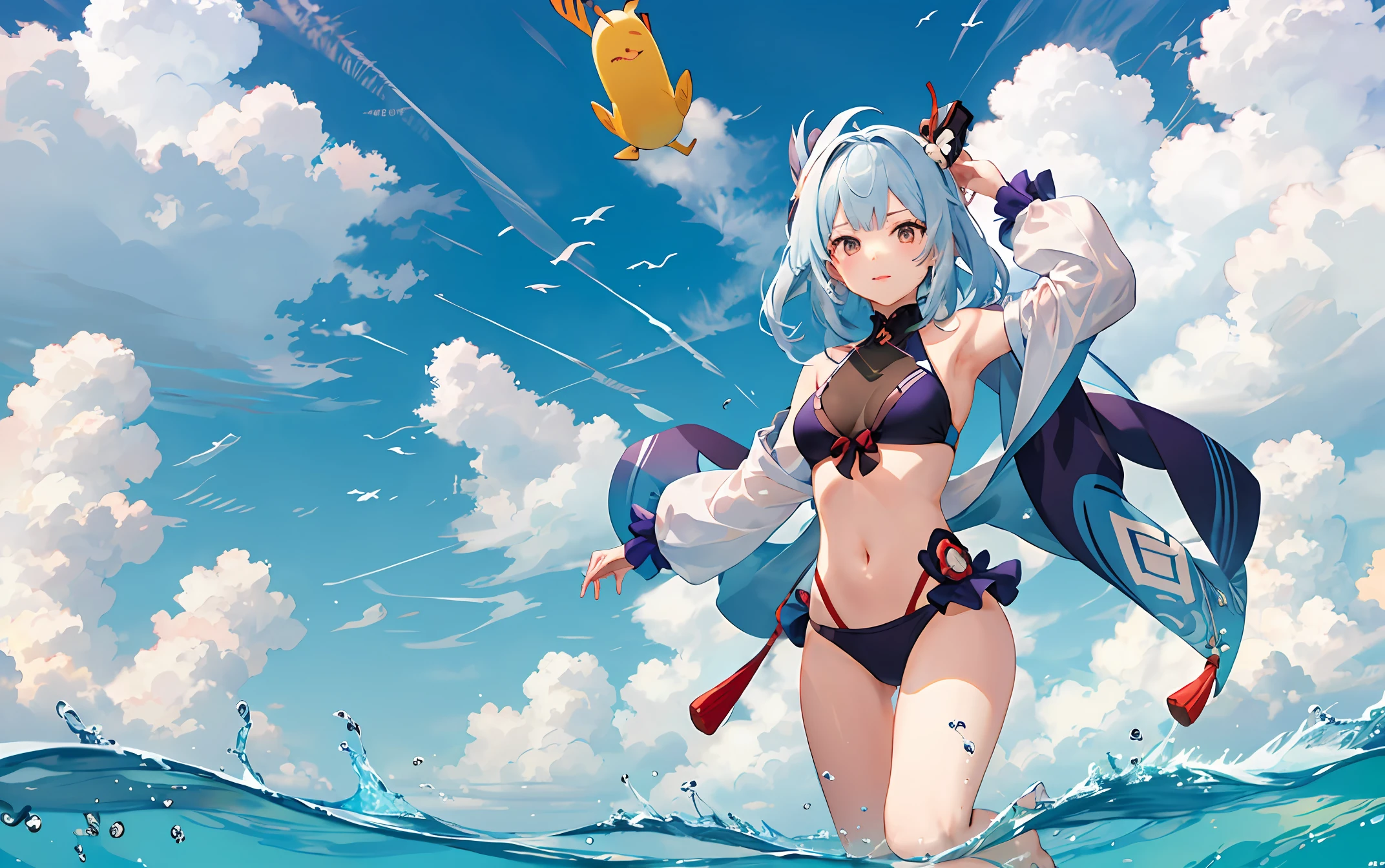 Genshin Keharu swimsuit two-dimensional