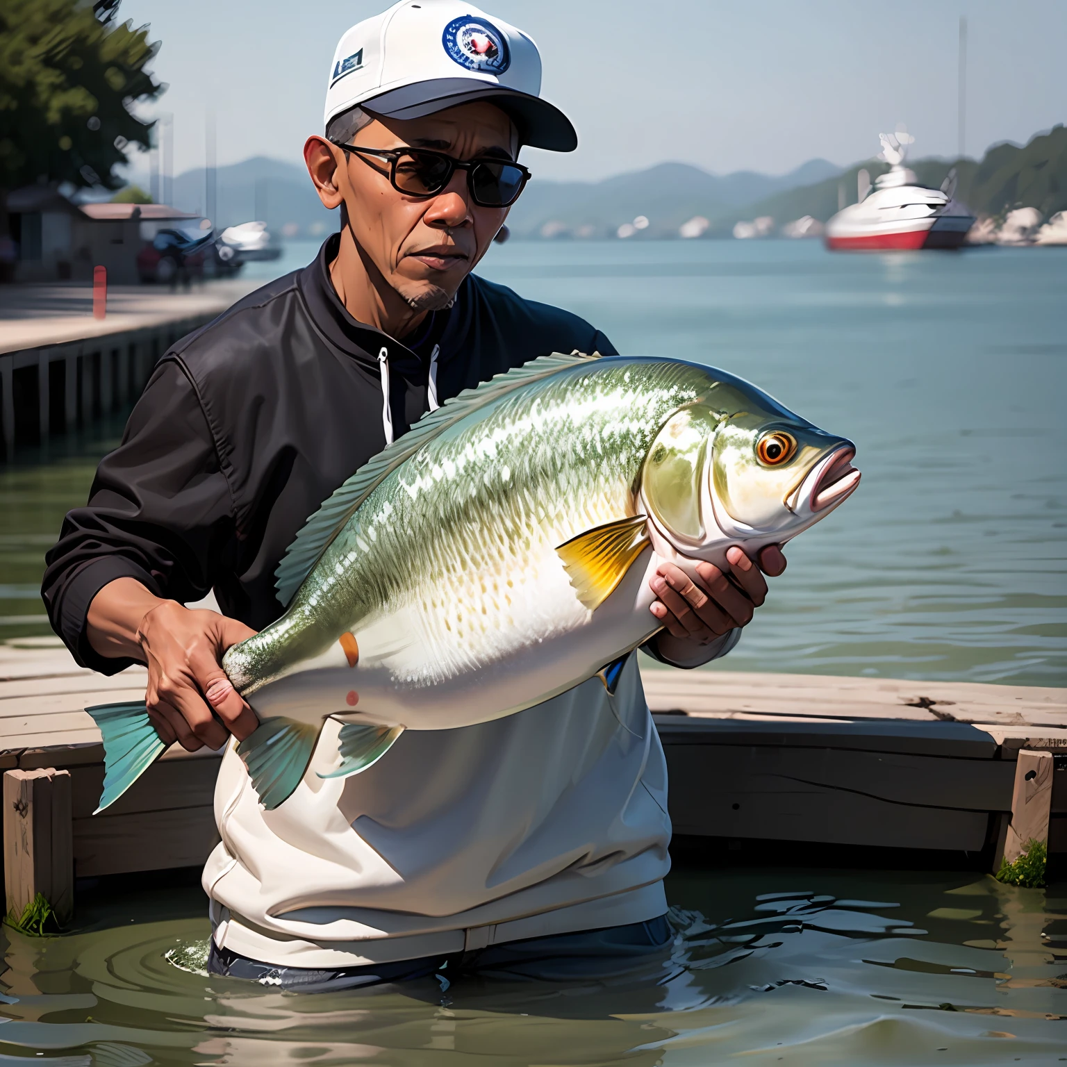 Obama fished in China --auto