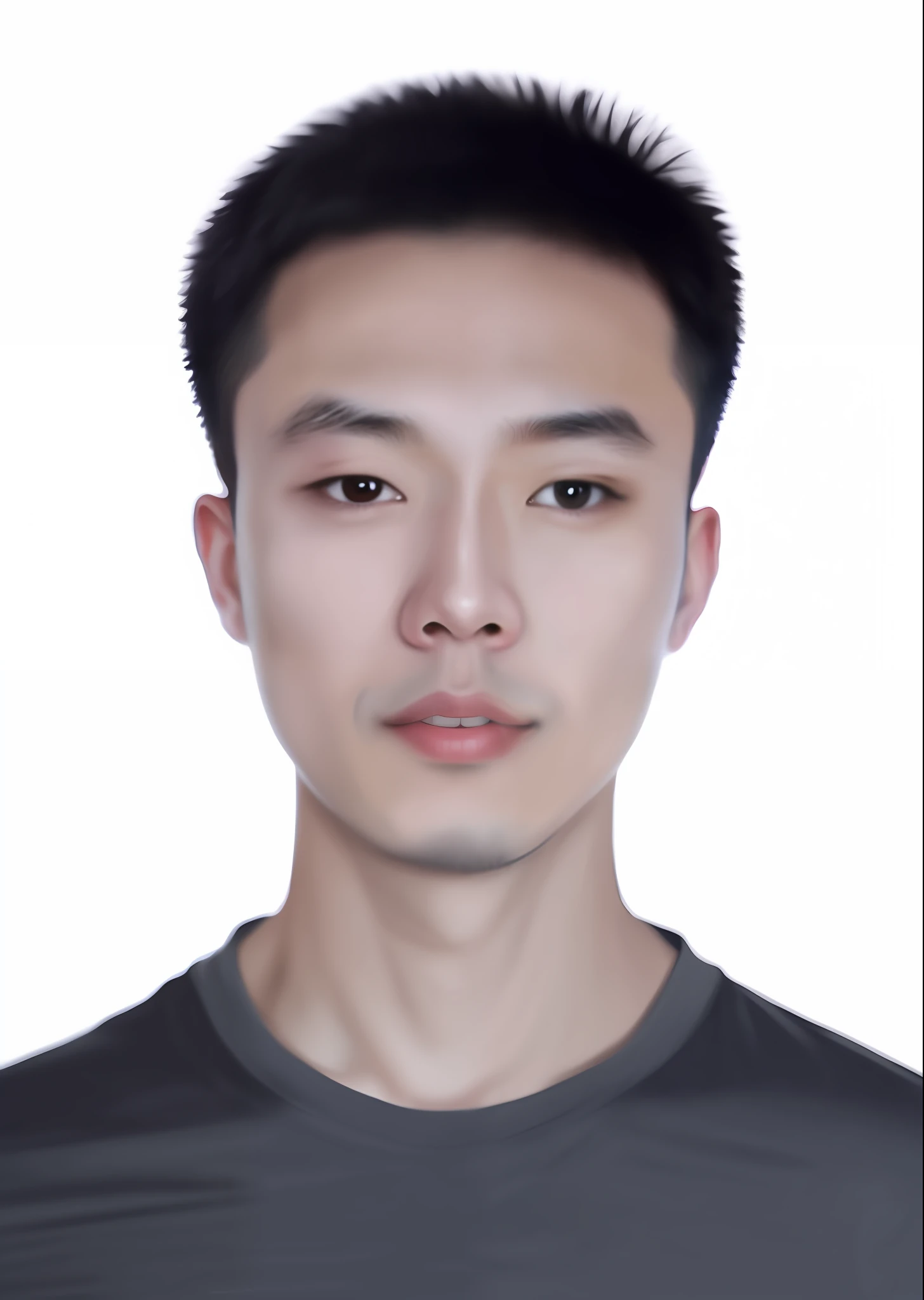 Close-up of a man in a black shirt and gray shirt, Wang Qichao, huifeng huang, jinyiwei, yanjun cheng, wenjun lin, xintong chen, yihao ren, Zhang Pengzhen, zhelong xu, xiaofan zhang, xiaolong wang, zeng fanzh, yuxiang chen