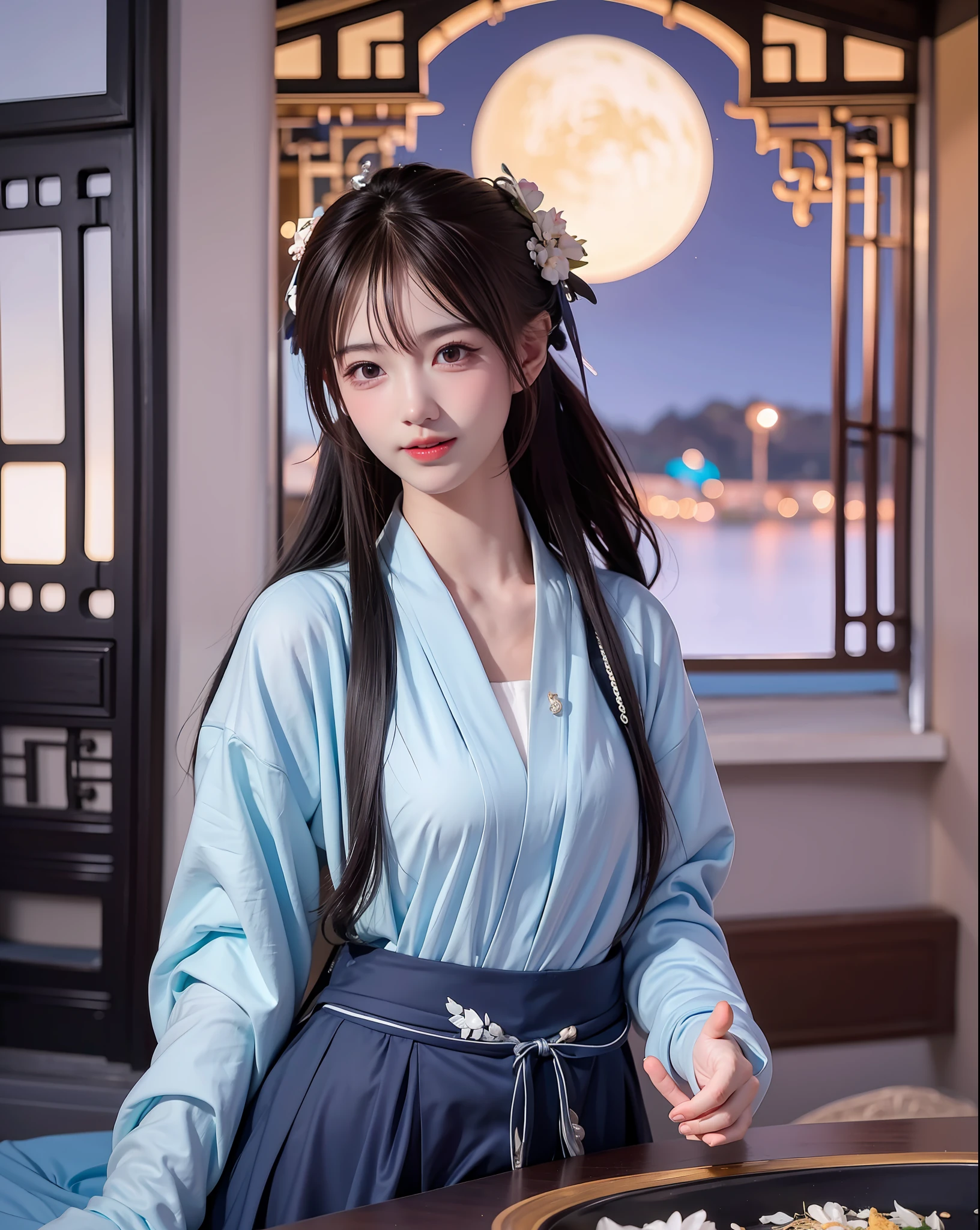 (8k, RAW photo:1.2), best quality, ultra high res,dramatic angle,(fluttered detailed color splashs), (illustration),(((1 girl))),(long hair),(rain:0.9), (头饰:1.4),少女身边有一座古宫,汉服,(重点),彩色水墨画,(泼彩),泼彩,(((colorful))),(素描:0.8) , Masterpiece, best quality, beautiful painted, highly detailed,(denoising:0.6),[splash ink],((ink refraction)), (beautiful detailed sky),moon,highly,detaild,(masterpiece, best quality, extremely detailed） CG unity 8k壁纸，杰作，最好的质量，超详细），（石蒜），