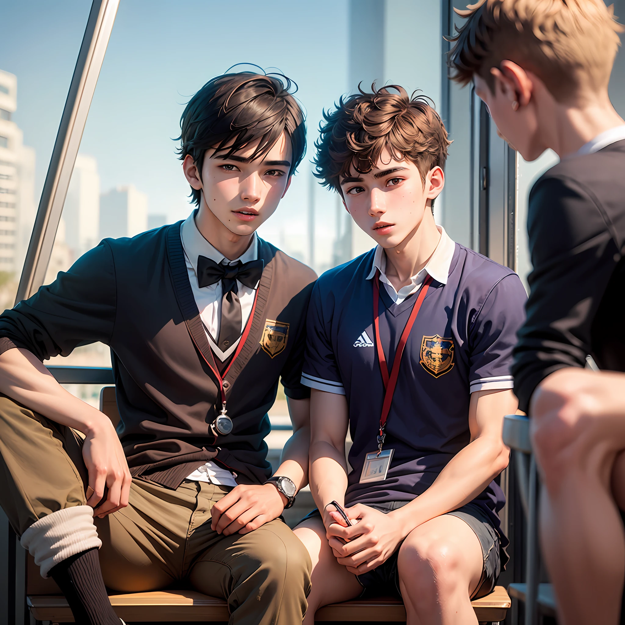 Male high school students --auto