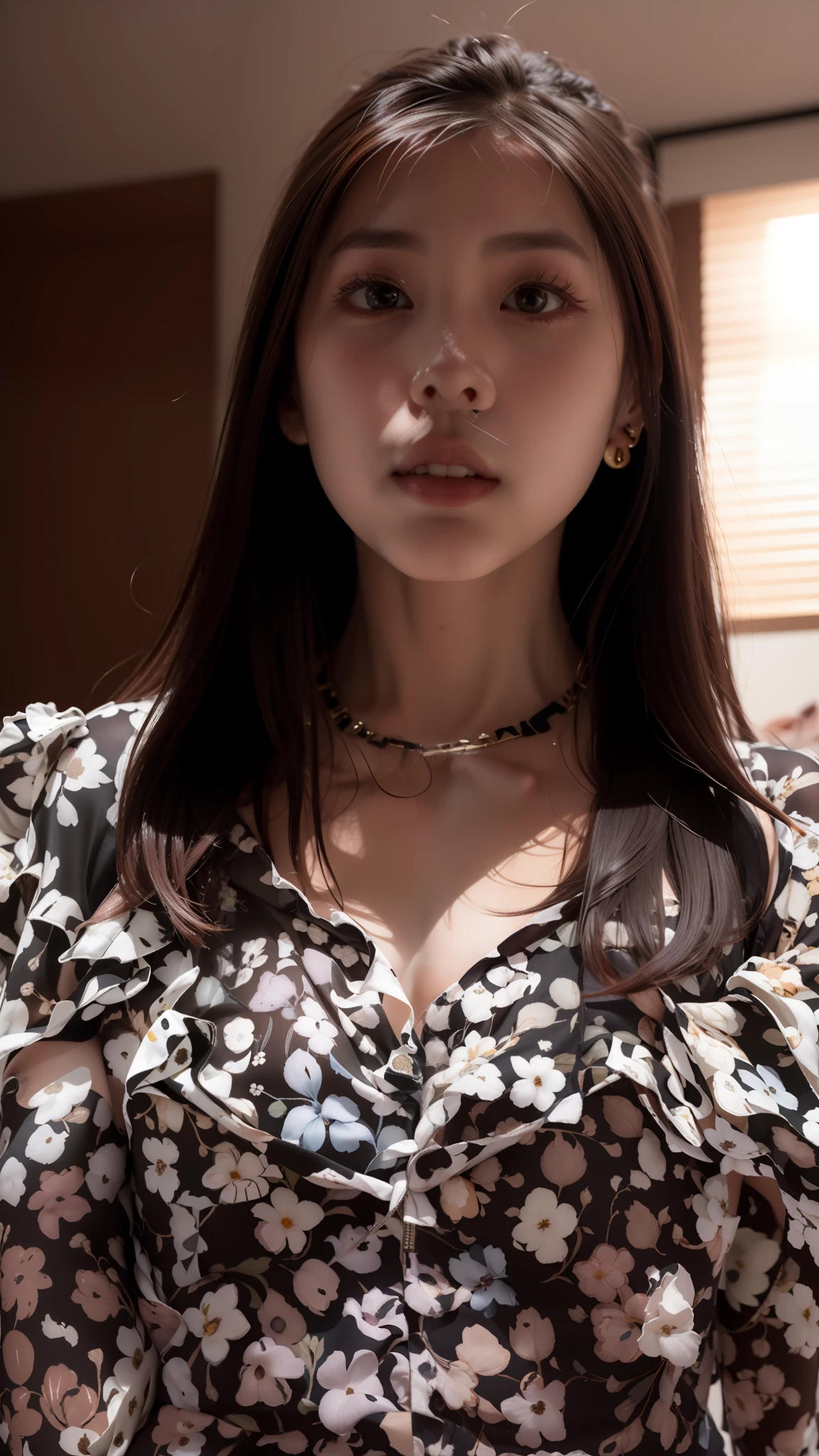 Close-up of a woman in a black dress posing for a photo, wearing a cute top, wearing tight shirt, gorgeous chinese models, Open V chest clothes, Gorgeous young Korean woman, wearing tight simple clothes, Beautiful Asian girl, young and cute girl, Korean girl, beautiful Korean women, Attractive pose, Tight shirt, Perfect body, Lovely woman