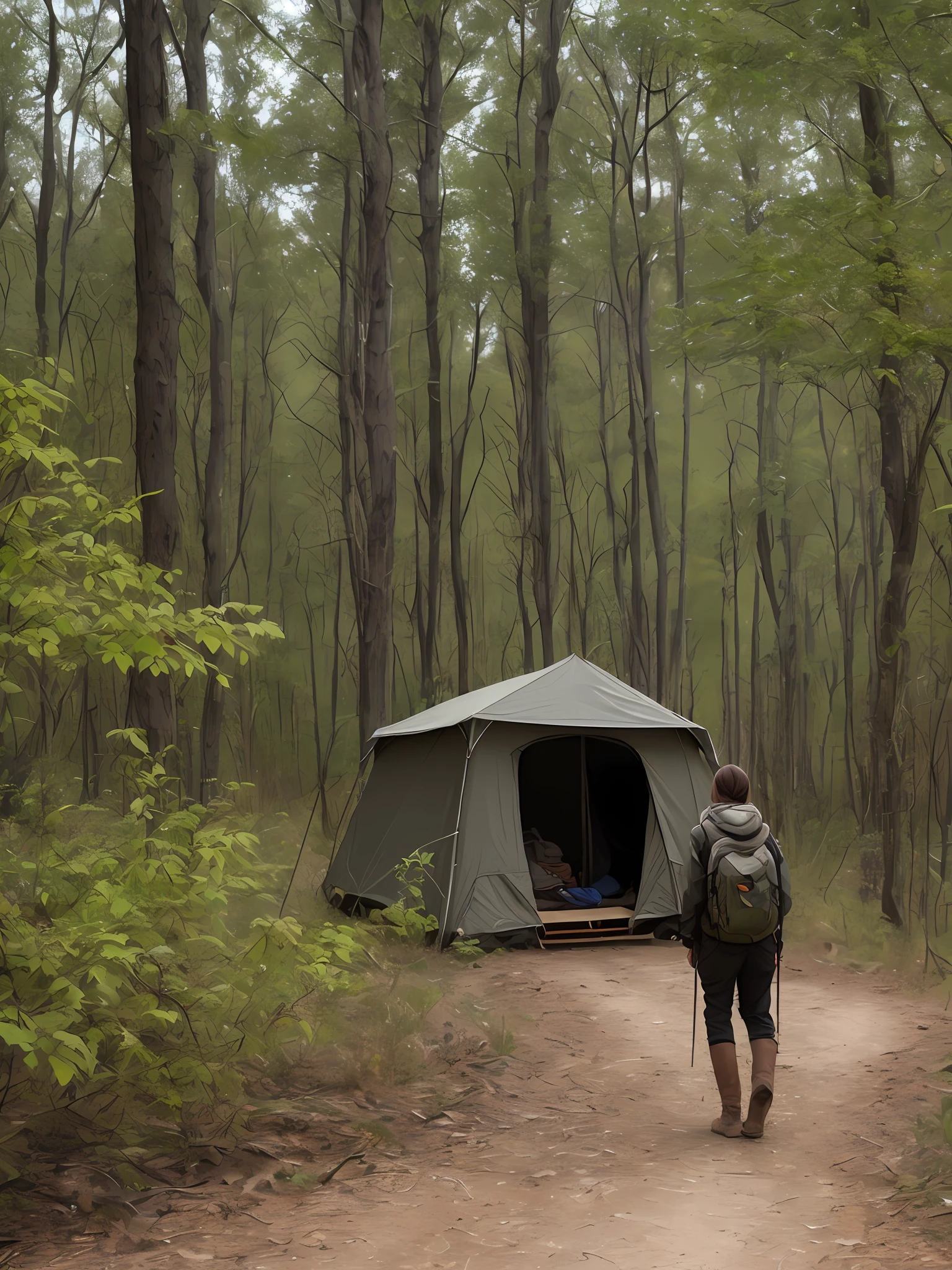 Wilderness survival female