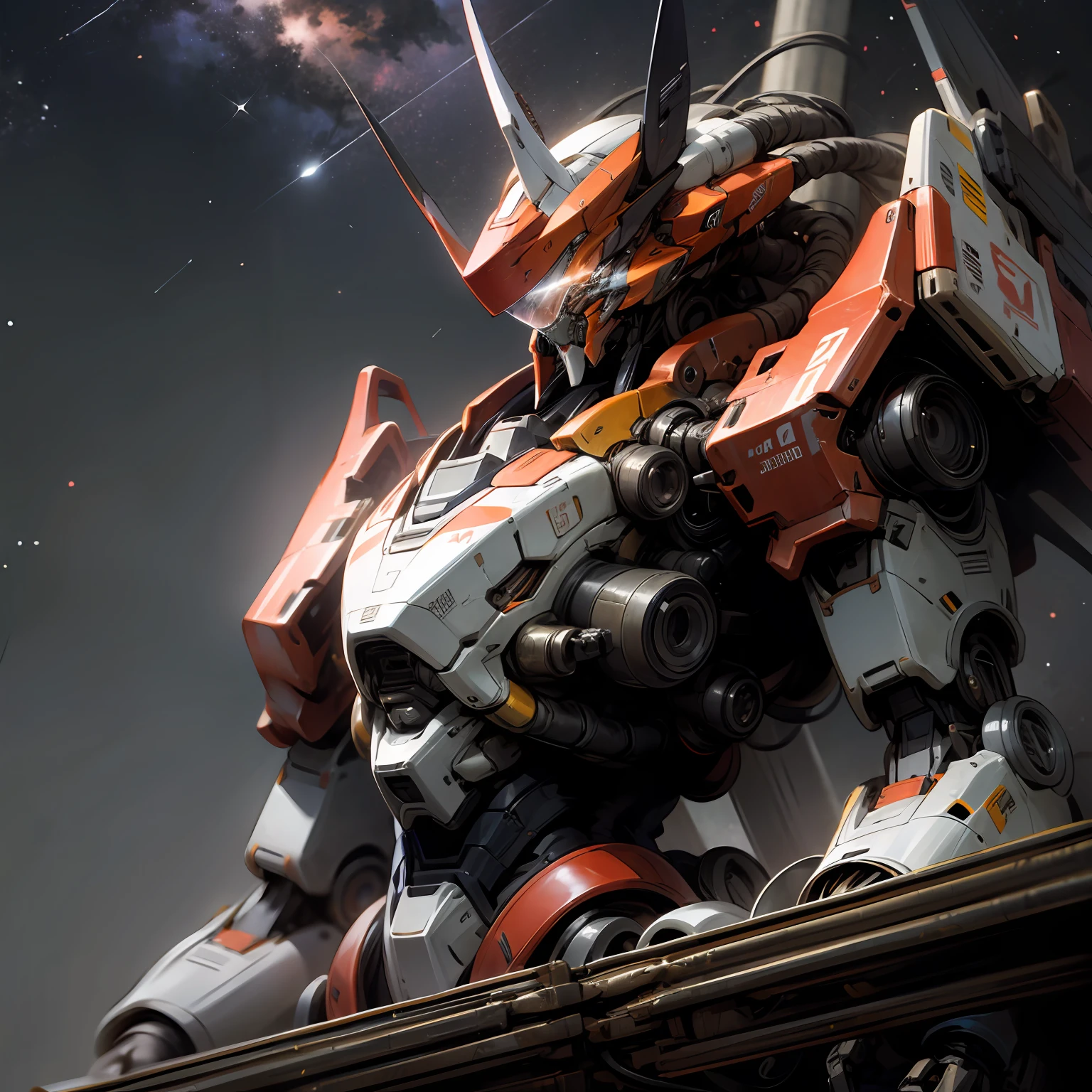 mechs，Up，starryskybackground，child，Looking Up The Sky，Scorpio elements --auto