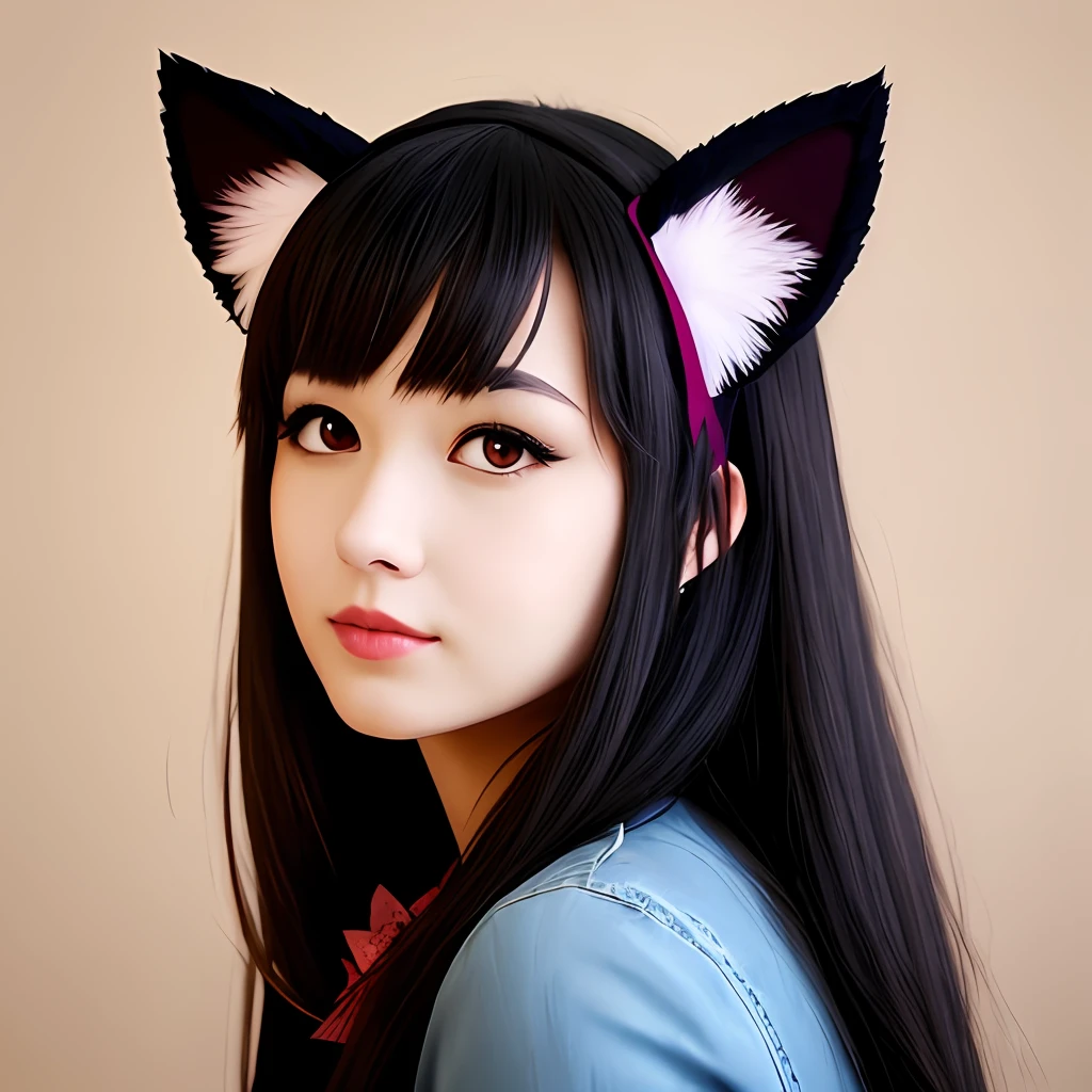 Animal ears anthropomorphic beautiful