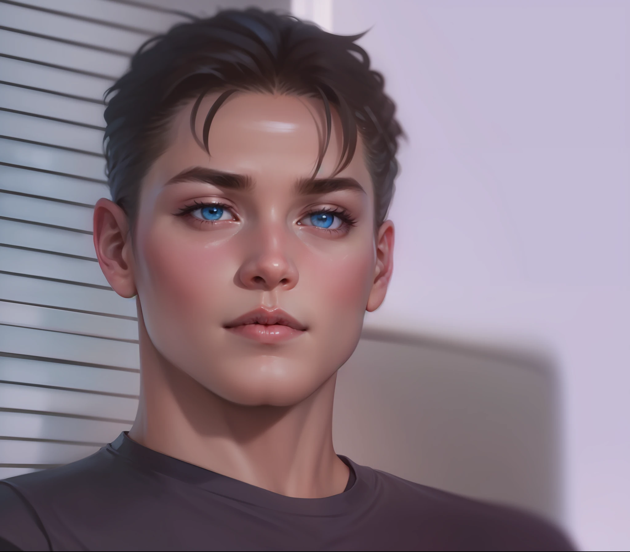 adolable，swim wears，Blue eyes，