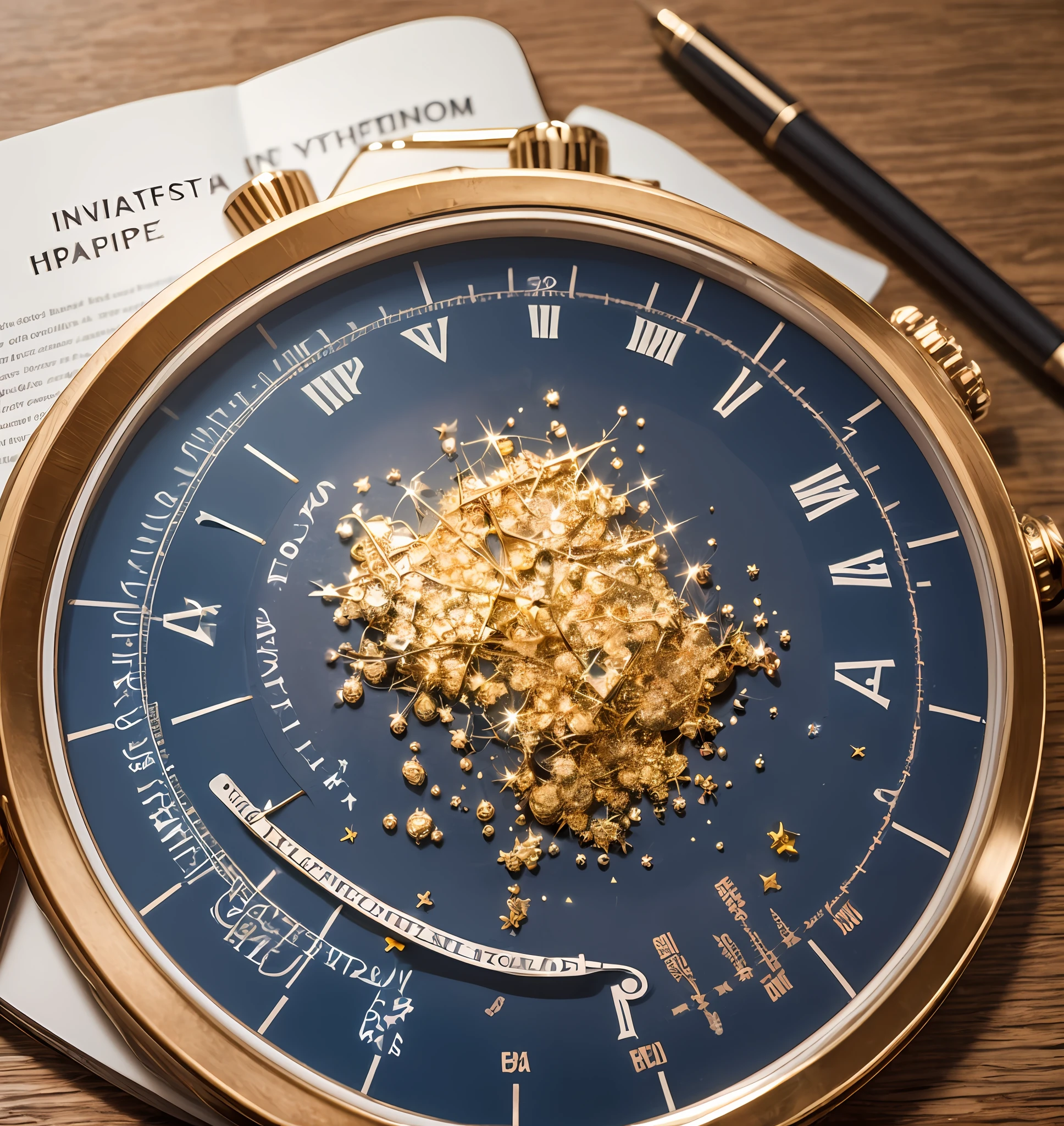 Delicate pointers,golden