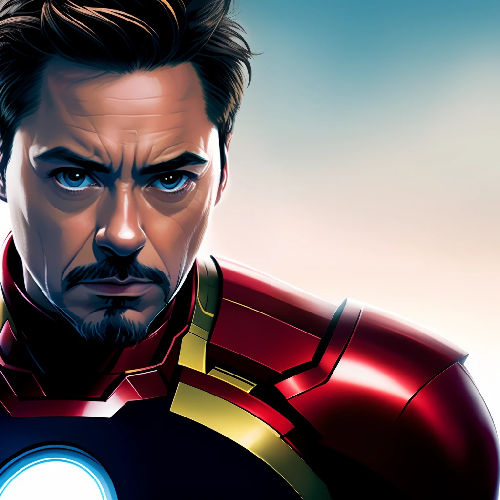 Marvel，Tony Stark，Iron Man，Cinematic texture