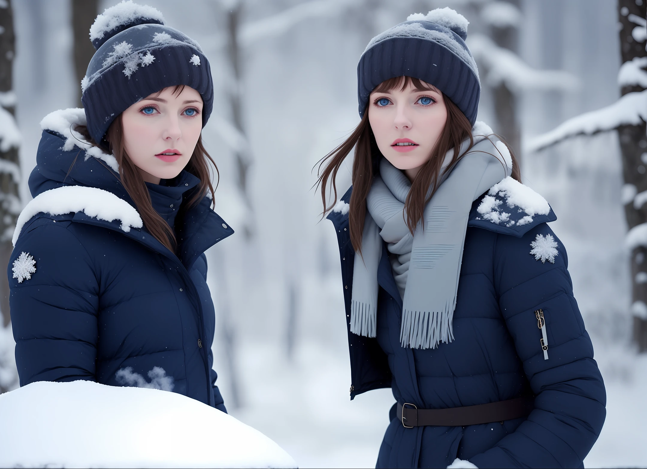 High cold woman