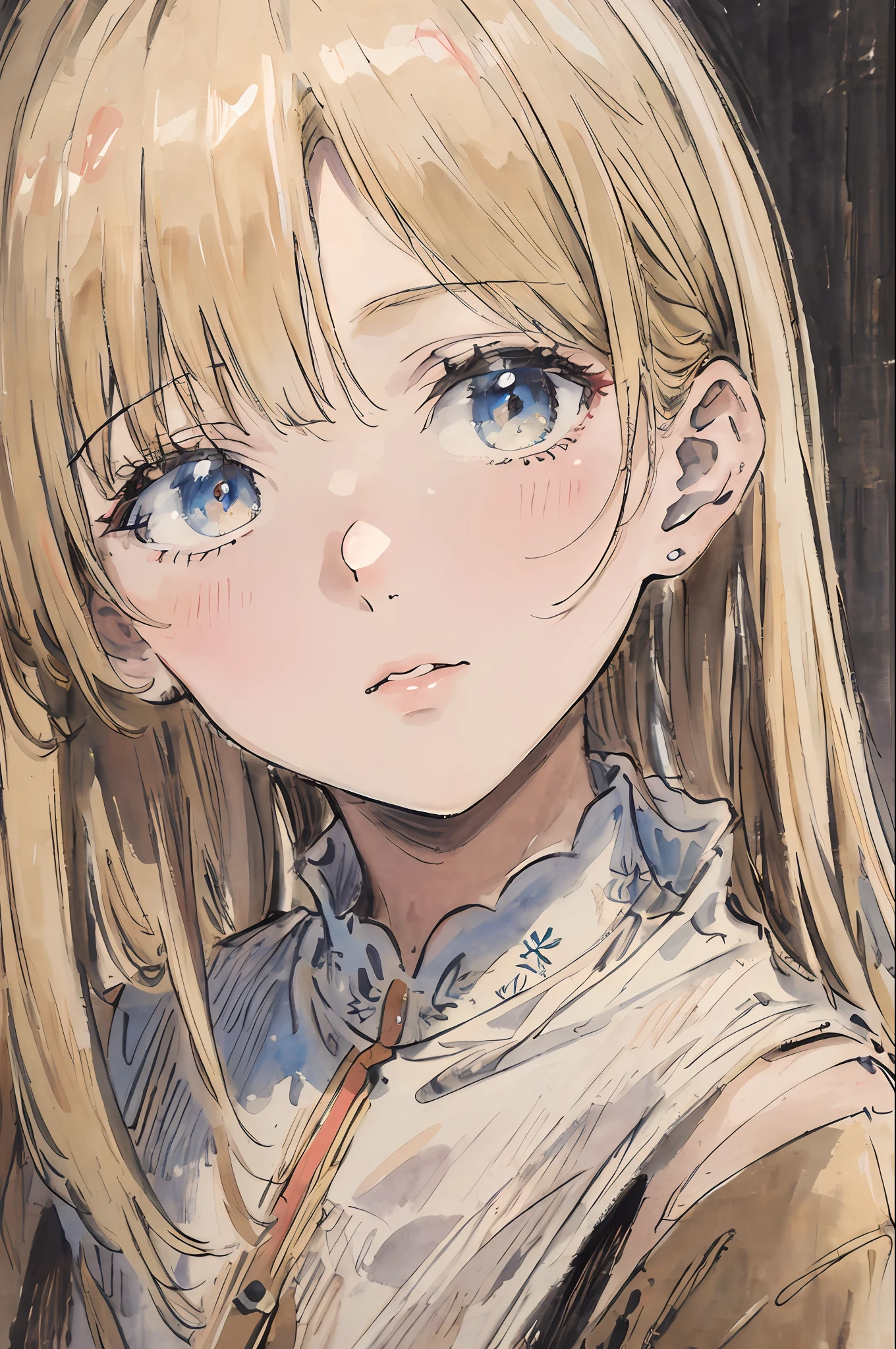 masterpiece, best quality, an extremely delicate and beautiful girl,an extremely delicate and beautiful, world masterpiece theater, ultra-detailed, highly detailed, best quality, blonde hair, highres, extremely detailed,1girl, best quality, illustration, looking at viewer, impasto, canvas, oil painting, realistic, realist ,real,