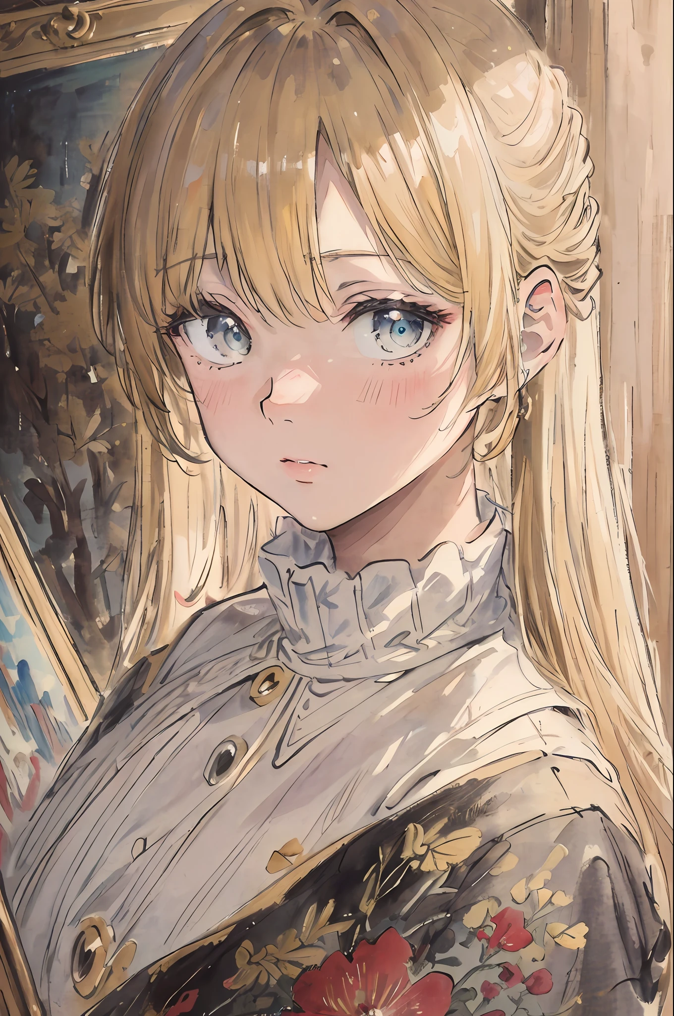 masterpiece, best quality, an extremely delicate and beautiful girl,an extremely delicate and beautiful, world masterpiece theater, ultra-detailed, highly detailed, best quality, blonde hair, highres, extremely detailed,1girl, best quality, illustration, looking at viewer, impasto, canvas, oil painting, realistic, realist ,real,