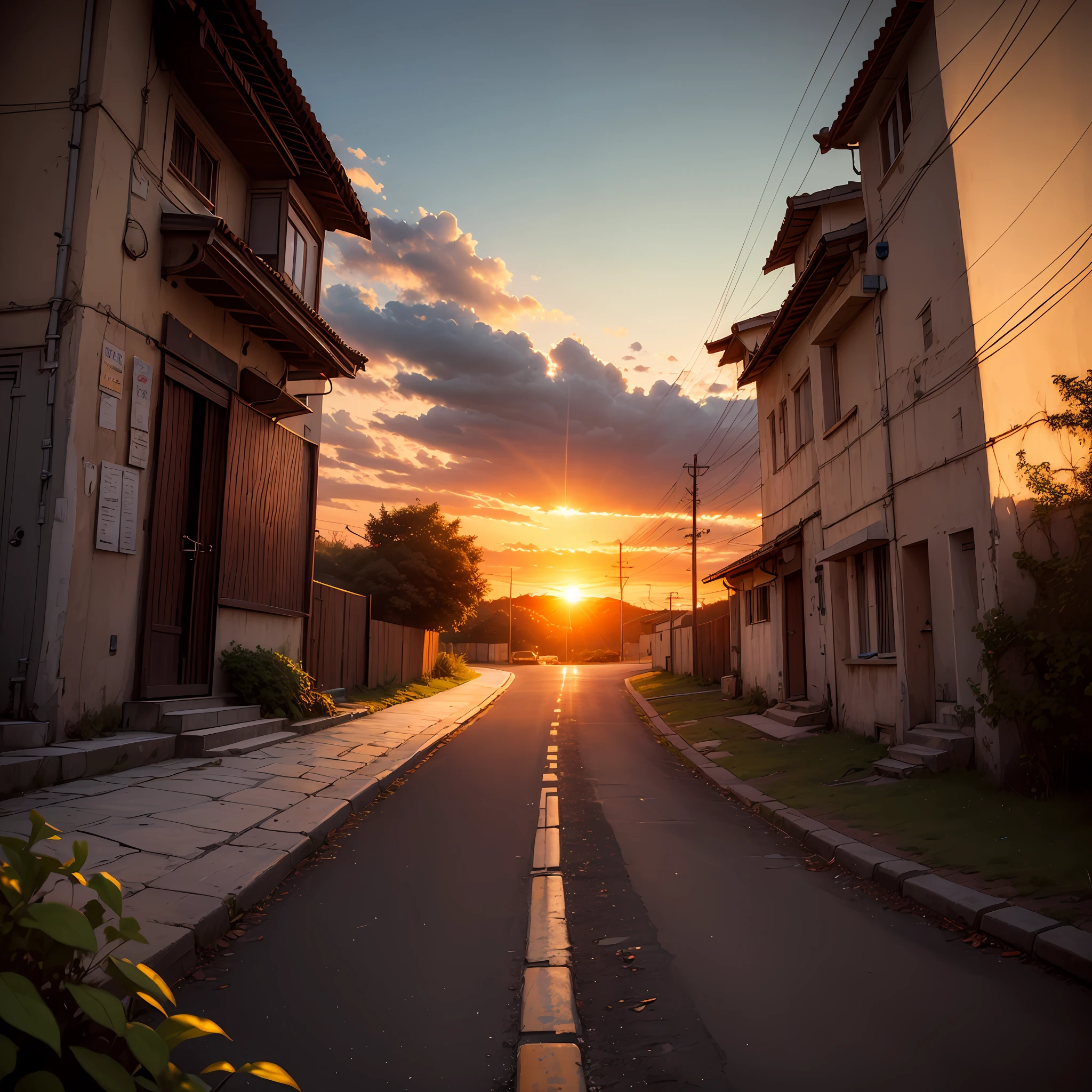 the setting sun --auto