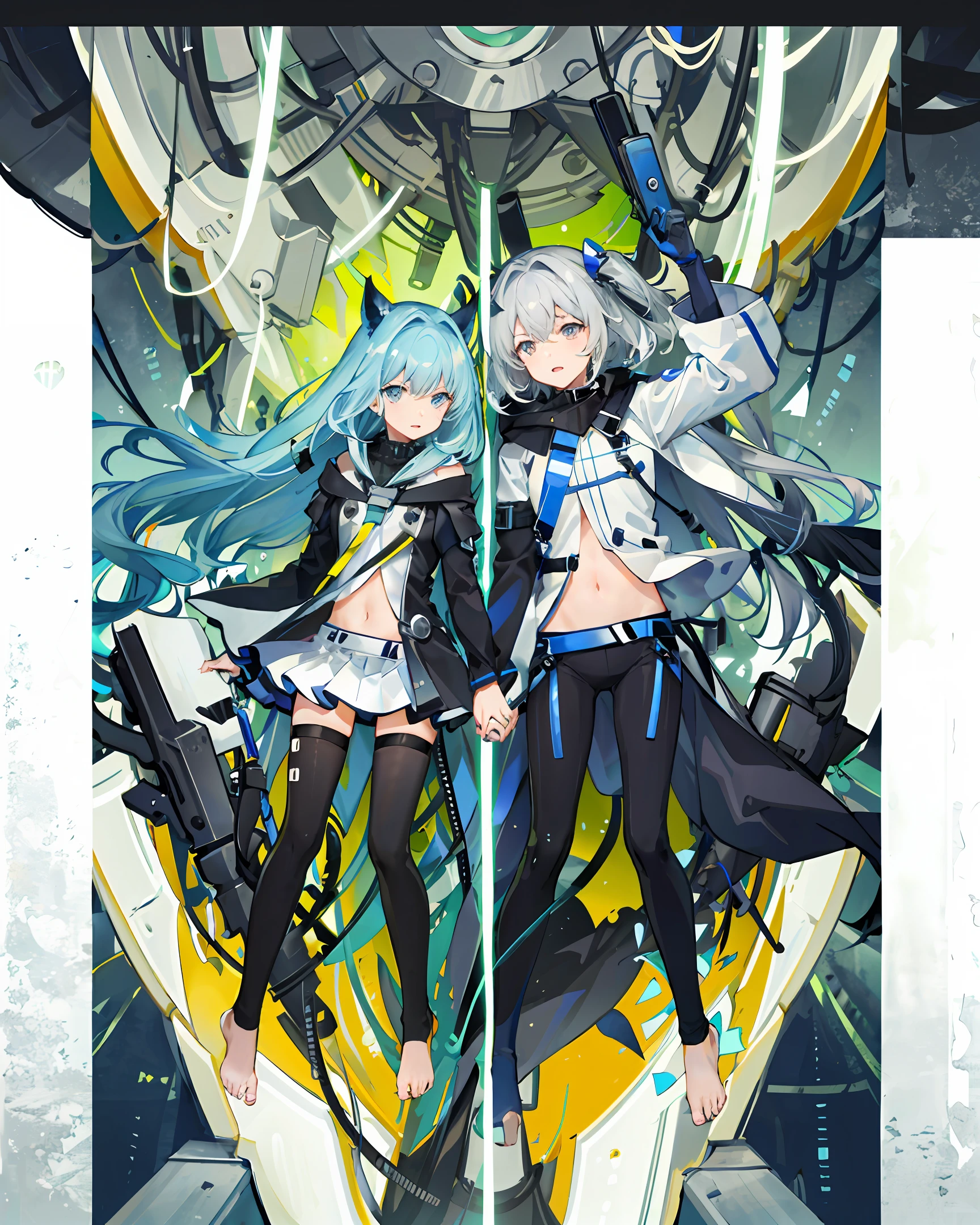 Mechanical transformation maiden barefoot