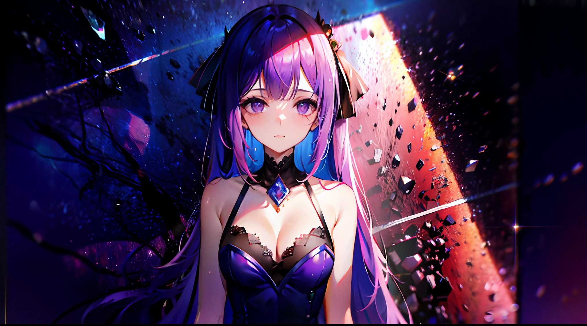 Violet,quadratic element,nakeness,percolation,Shy,a beauty girl,plumw