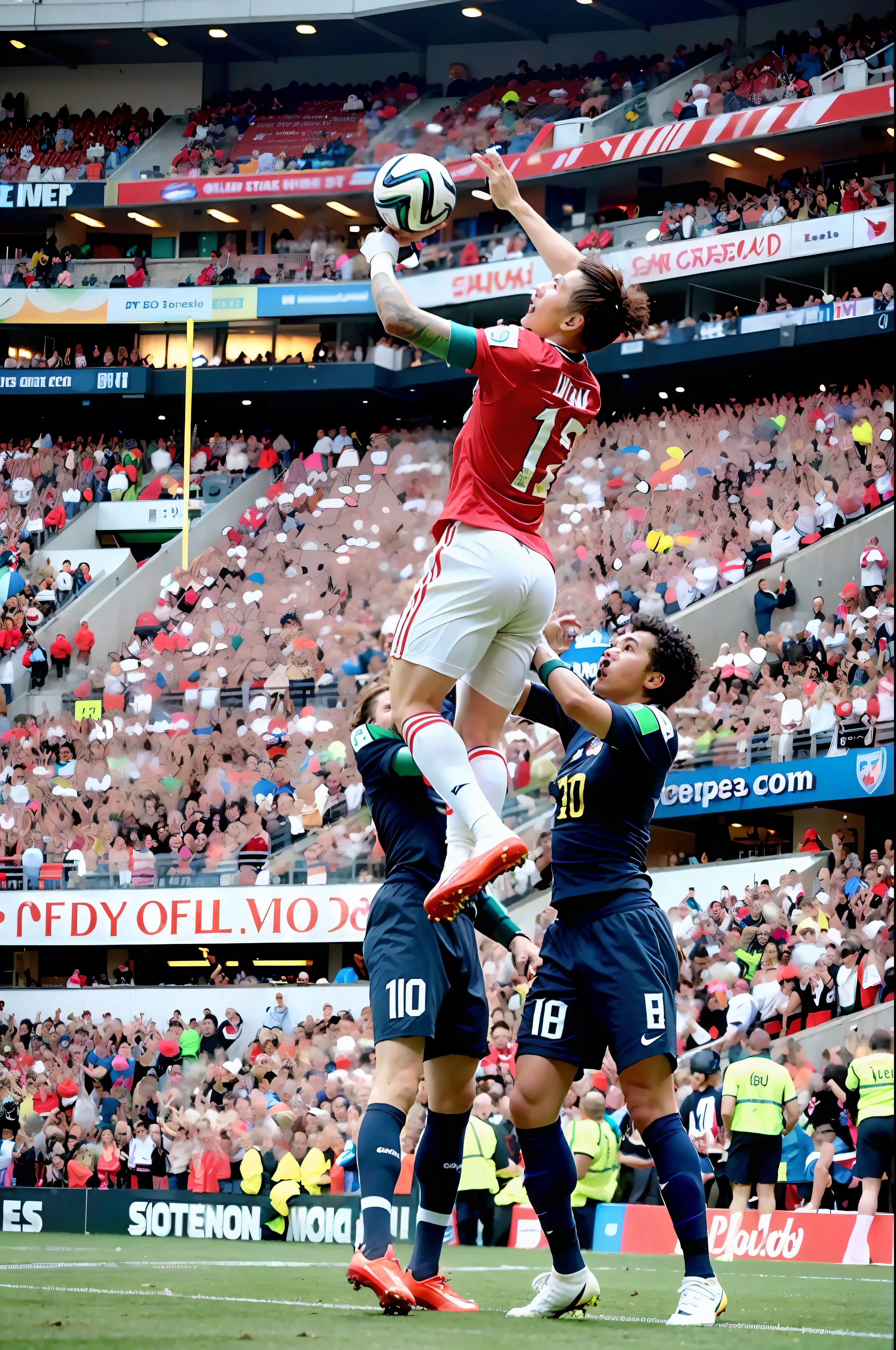 Football World Cup，orgy，stadio，crowd of，grand
