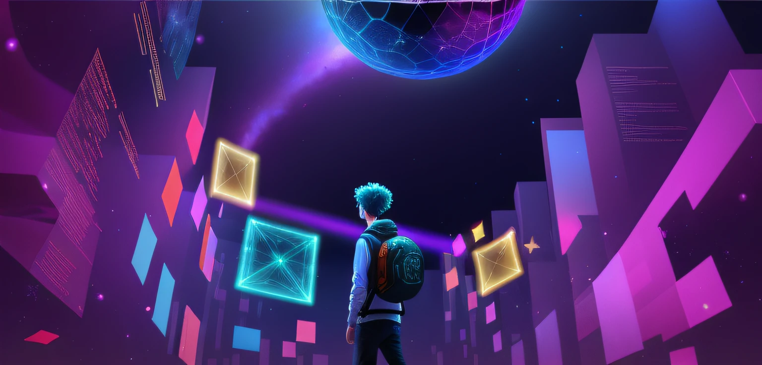 holographic projections,Particle style