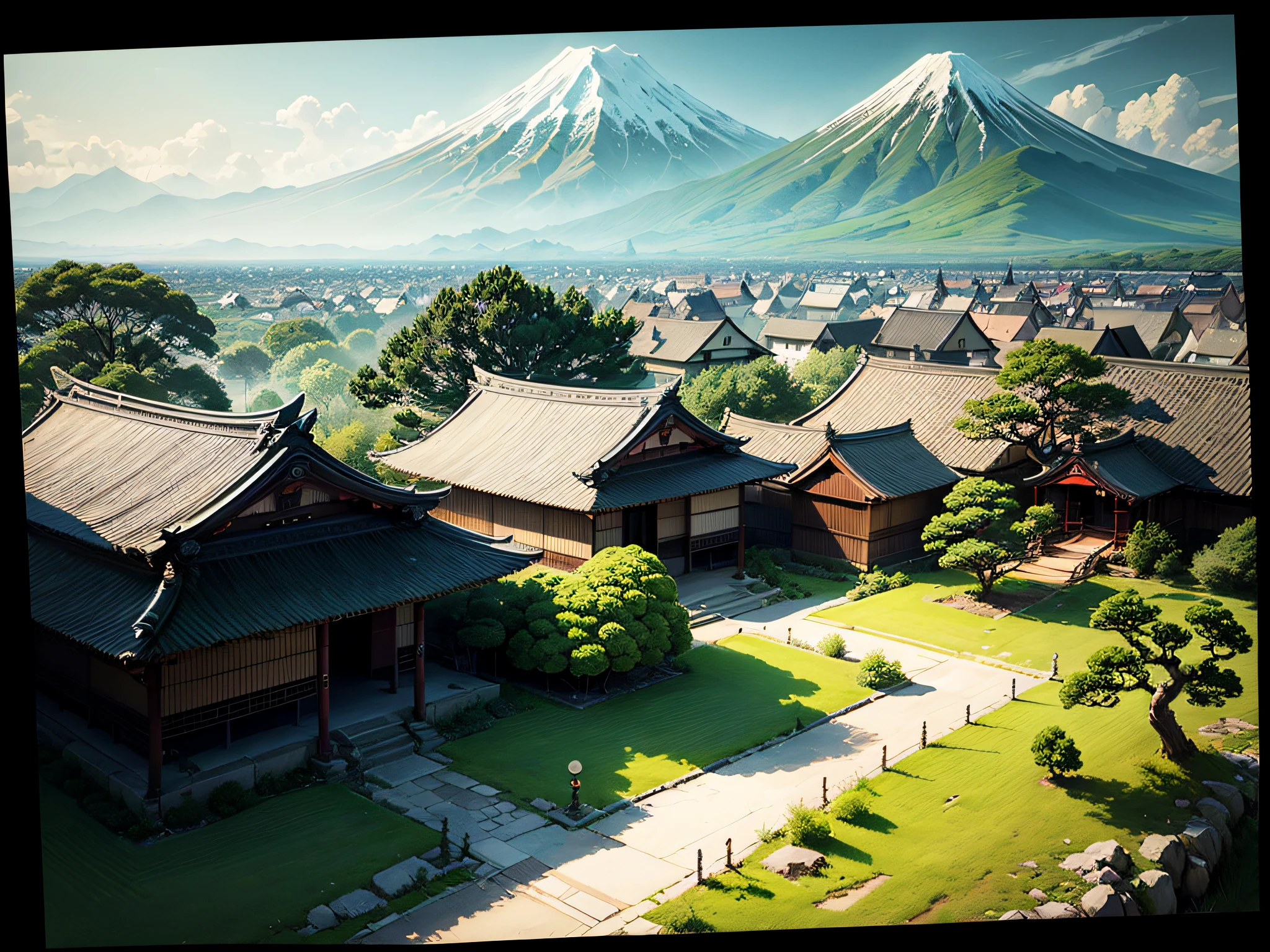Japanese landscape painting --auto